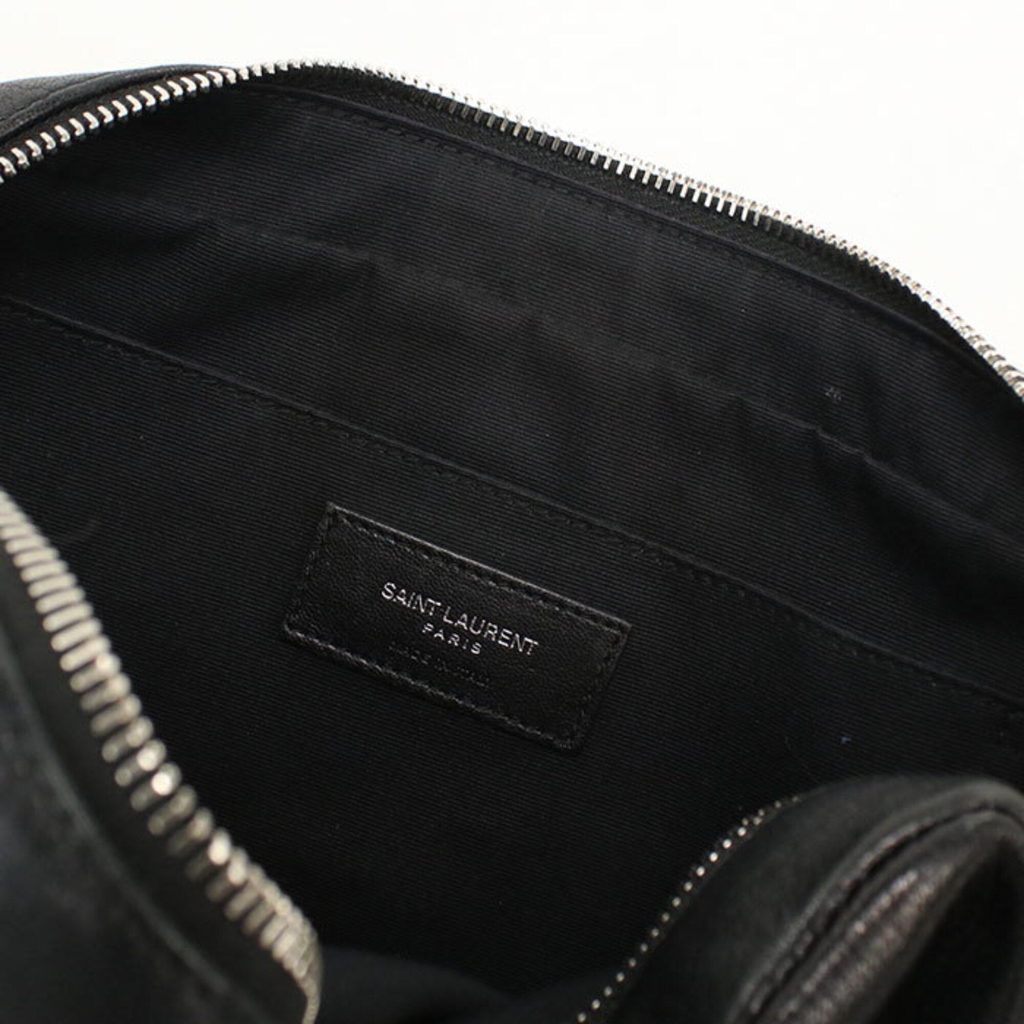 Saint Laurent Black Leather Shoulder Bag (Pre-Owned)