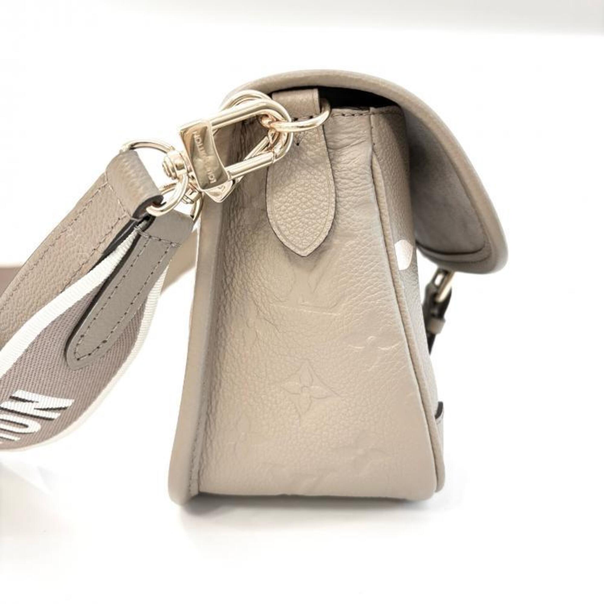 Louis Vuitton Beige Ivory Tourterelle Monogram Empreinte Shoulder Bag (Pre-Owned)