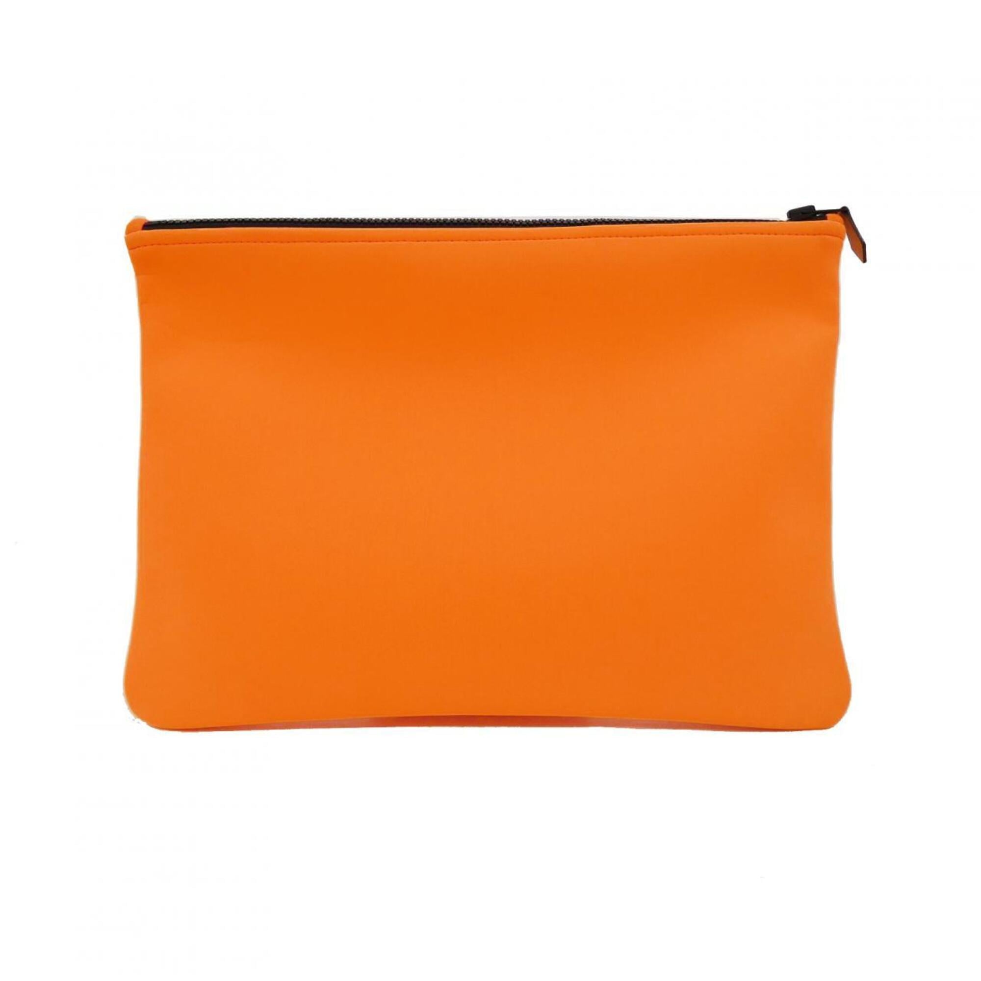 Hermes Orange Polyamide Handbag Pouch (Pre-Owned)