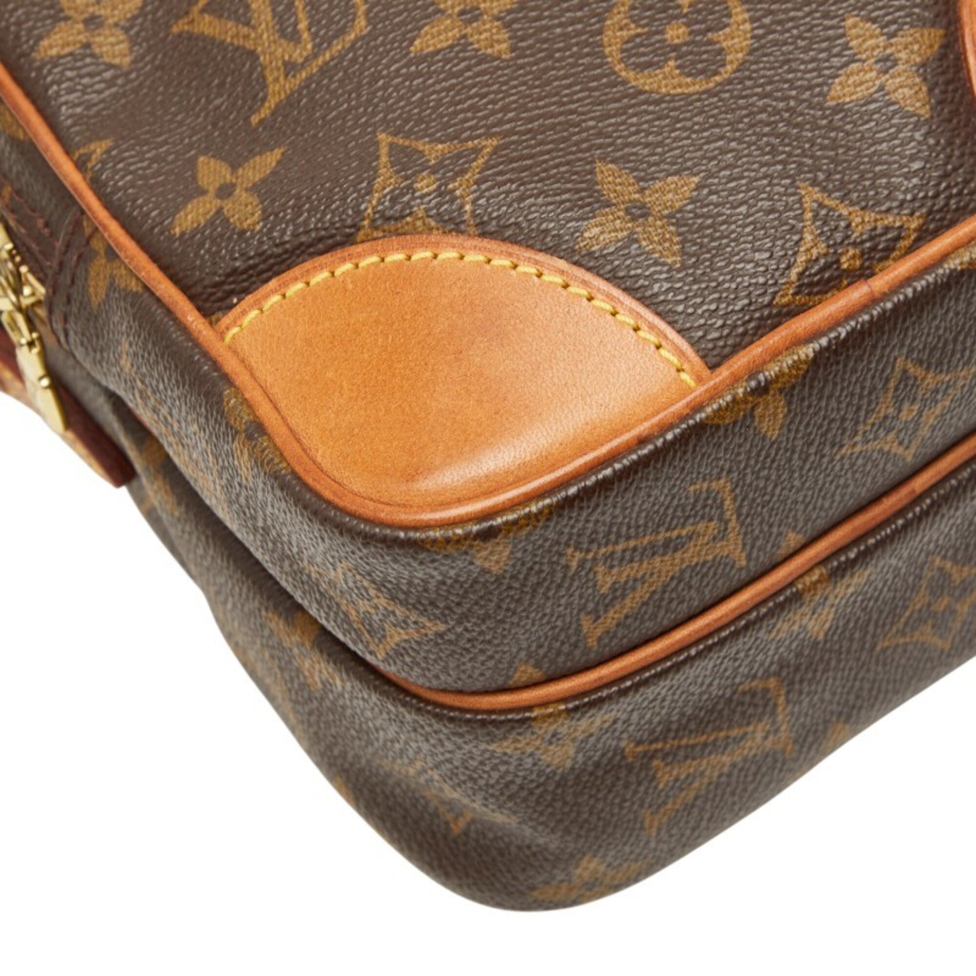 Louis Vuitton Monogram Brown Pvc Leather Shoulder Bag (Pre-Owned)