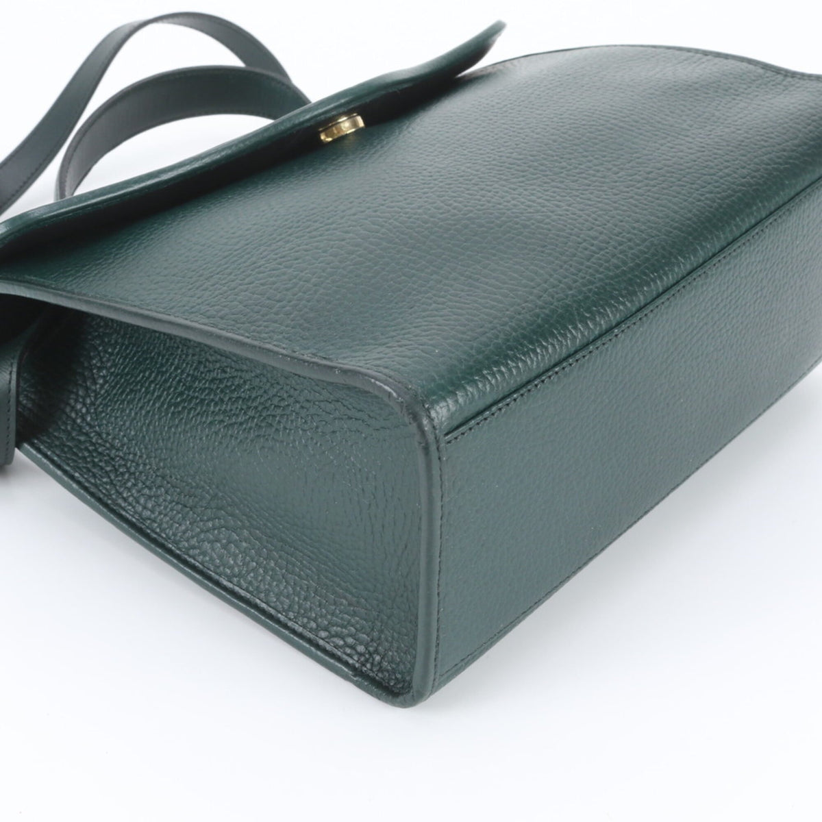 Christian Dior Green Leather Handbag Shoulder Bag Tote Bag (Pre-Owned)
