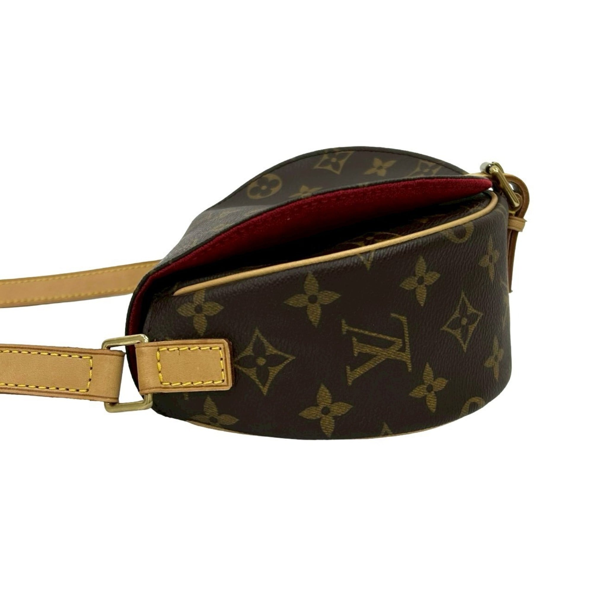 Louis Vuitton Brown Leather Pvc Pochette Shoulder Bag (Pre-Owned)