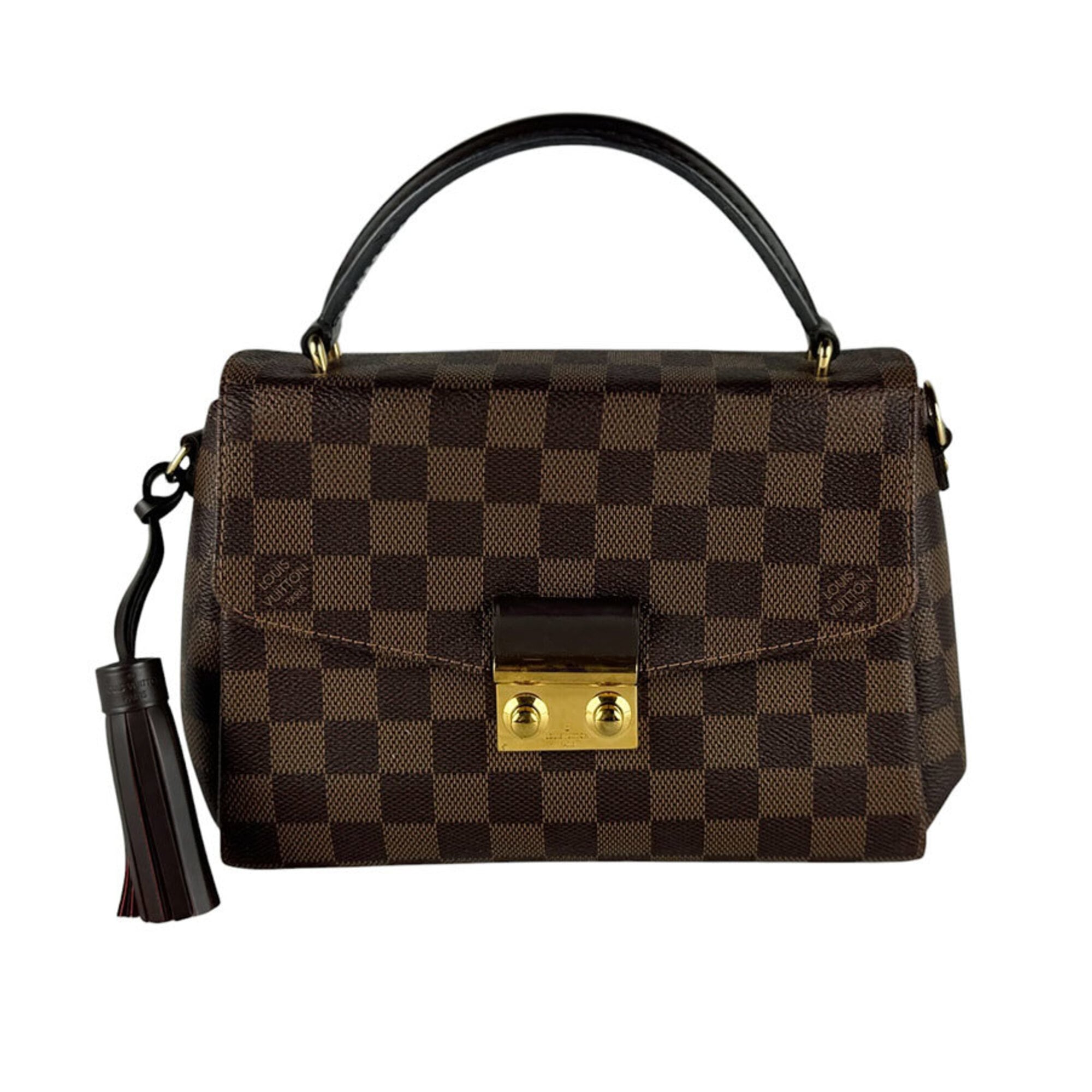 Louis Vuitton Brown Damier Canvas Damier Canvas Handbag Shoulder Bag (Pre-Owned)
