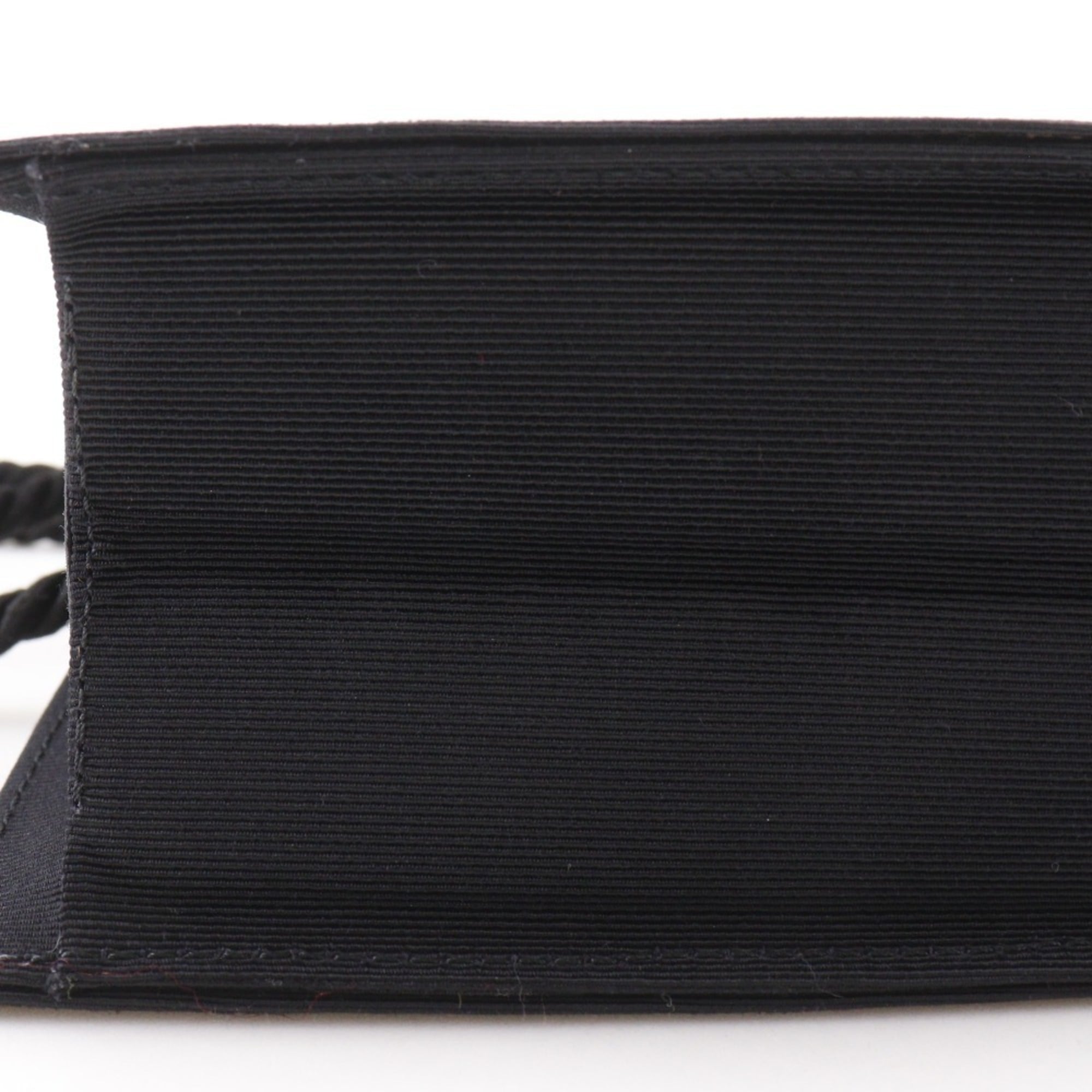 Yves Saint Laurent Black Cotton Shoulder Bag (Pre-Owned)