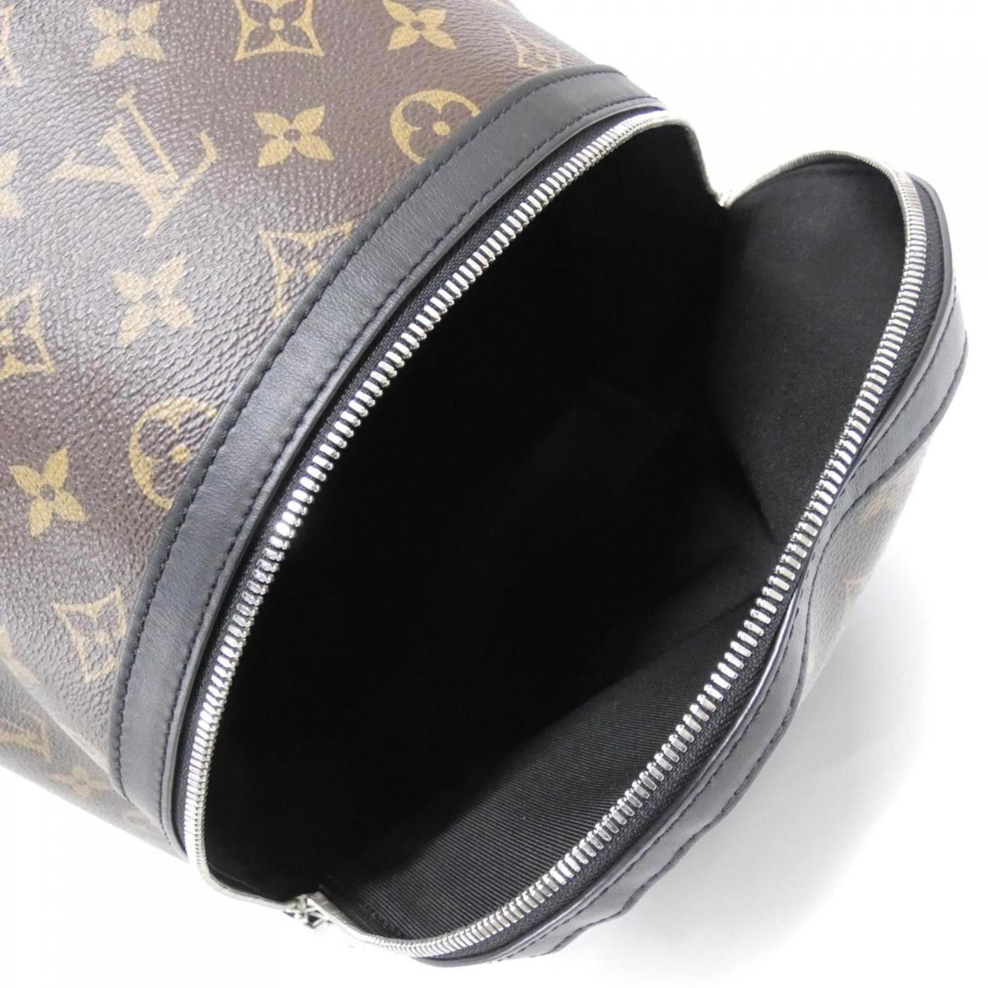 Louis Vuitton Monogram Macassar Marron Coated Canvas Backpack (Pre-Owned)