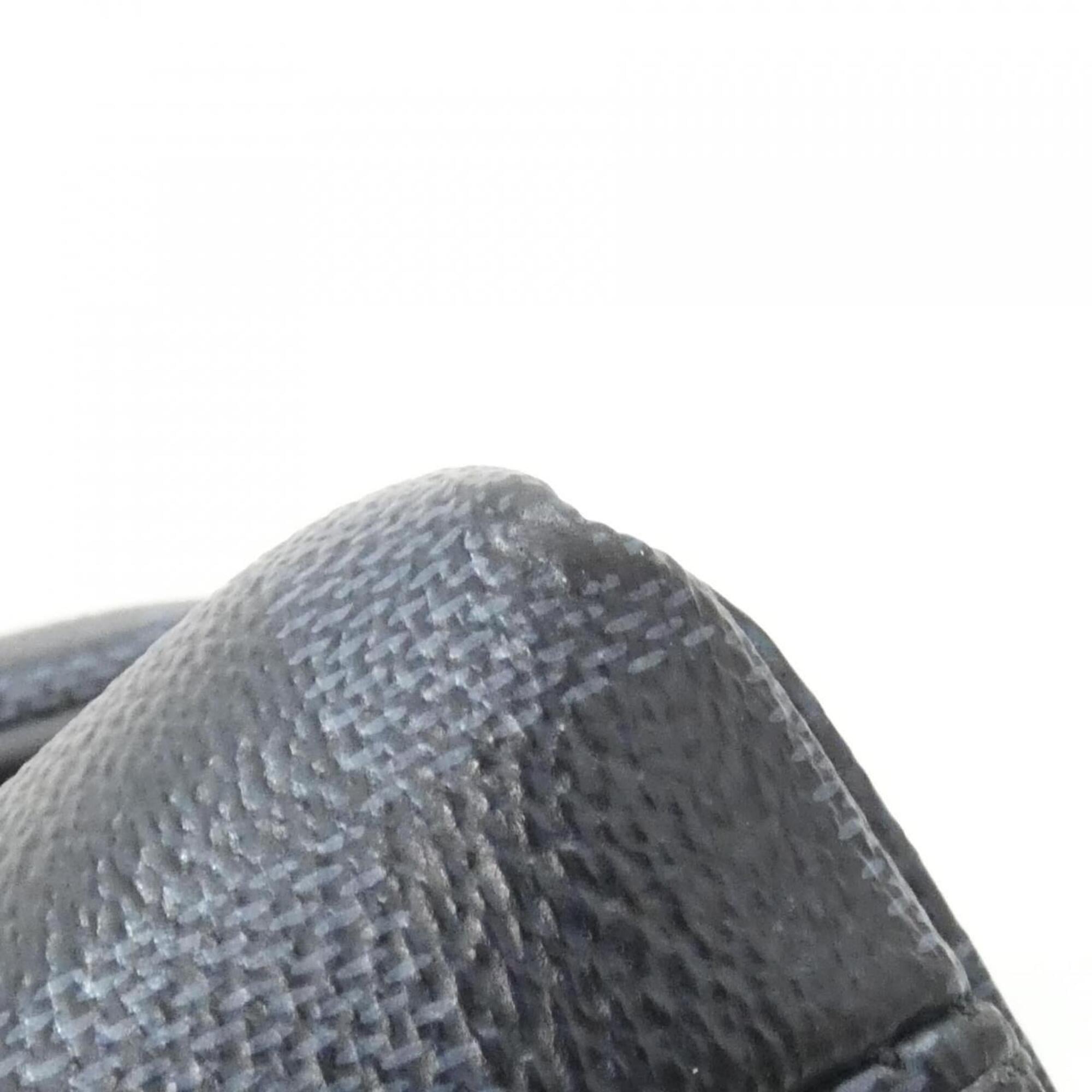 Louis Vuitton Black Cobalt Coated Canvas Backpack (Pre-Owned)