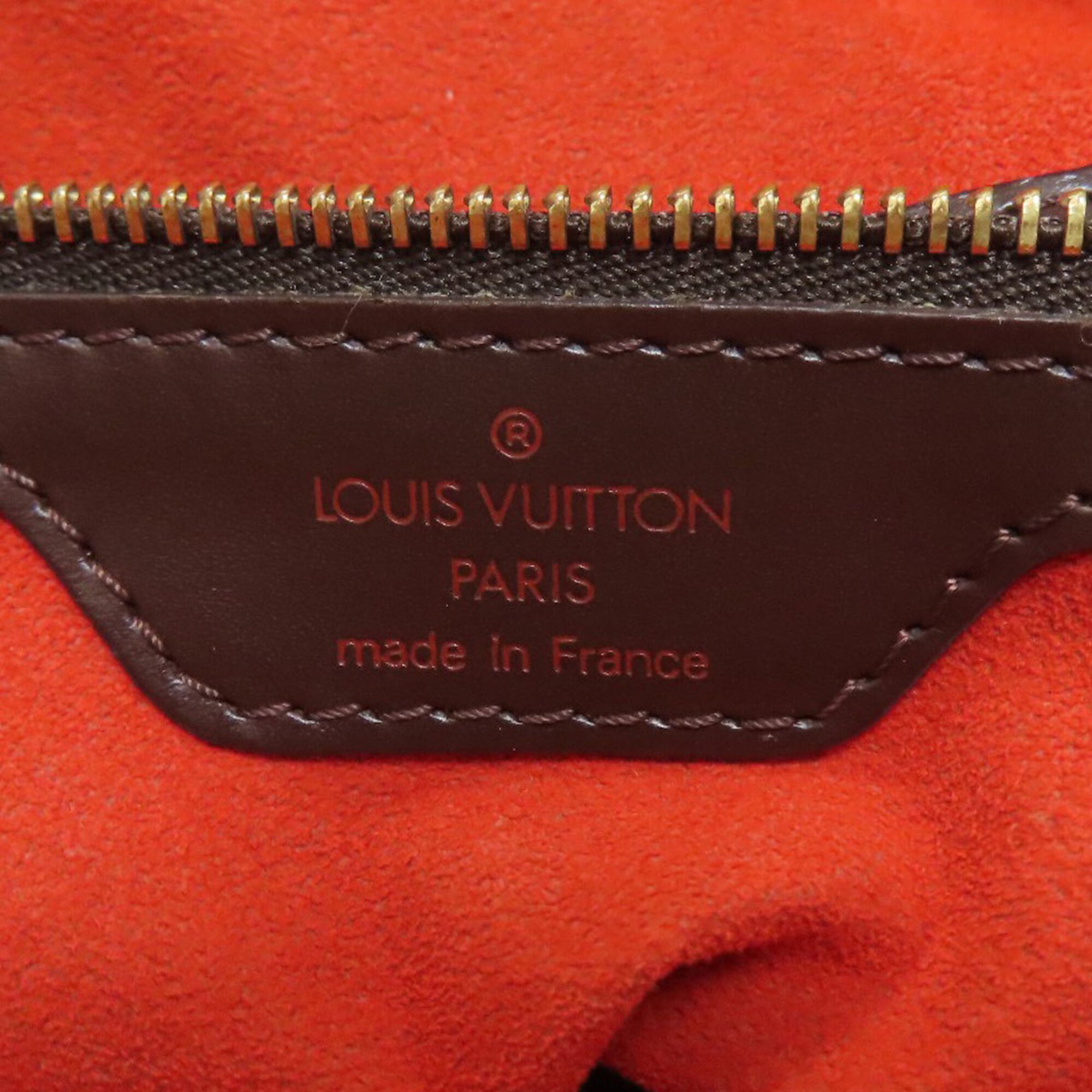 Louis Vuitton Damier Damier Canvas Ebene Damier Canvas Handbag (Pre-Owned)