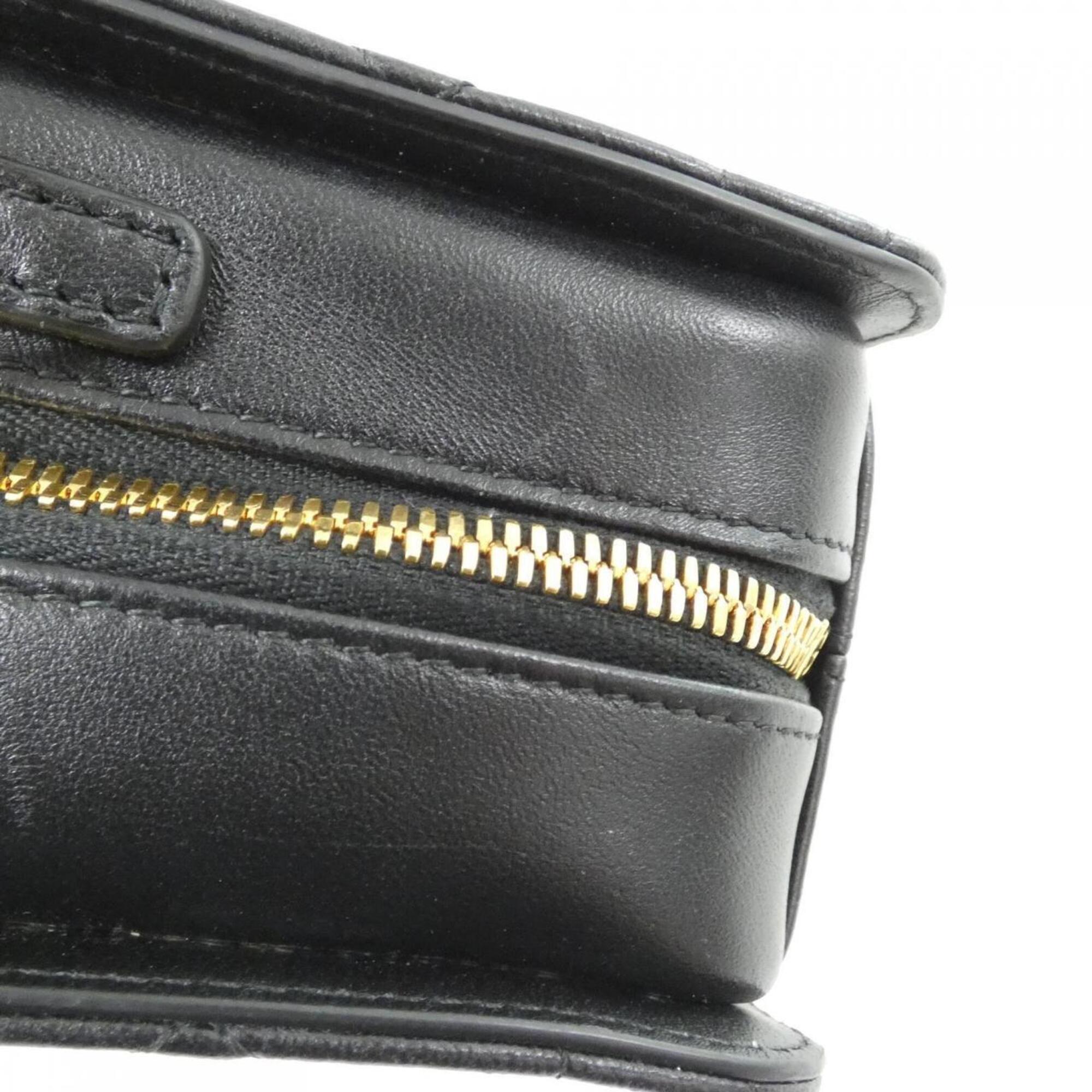Christian Dior Black Leather Handbag (Pre-Owned)