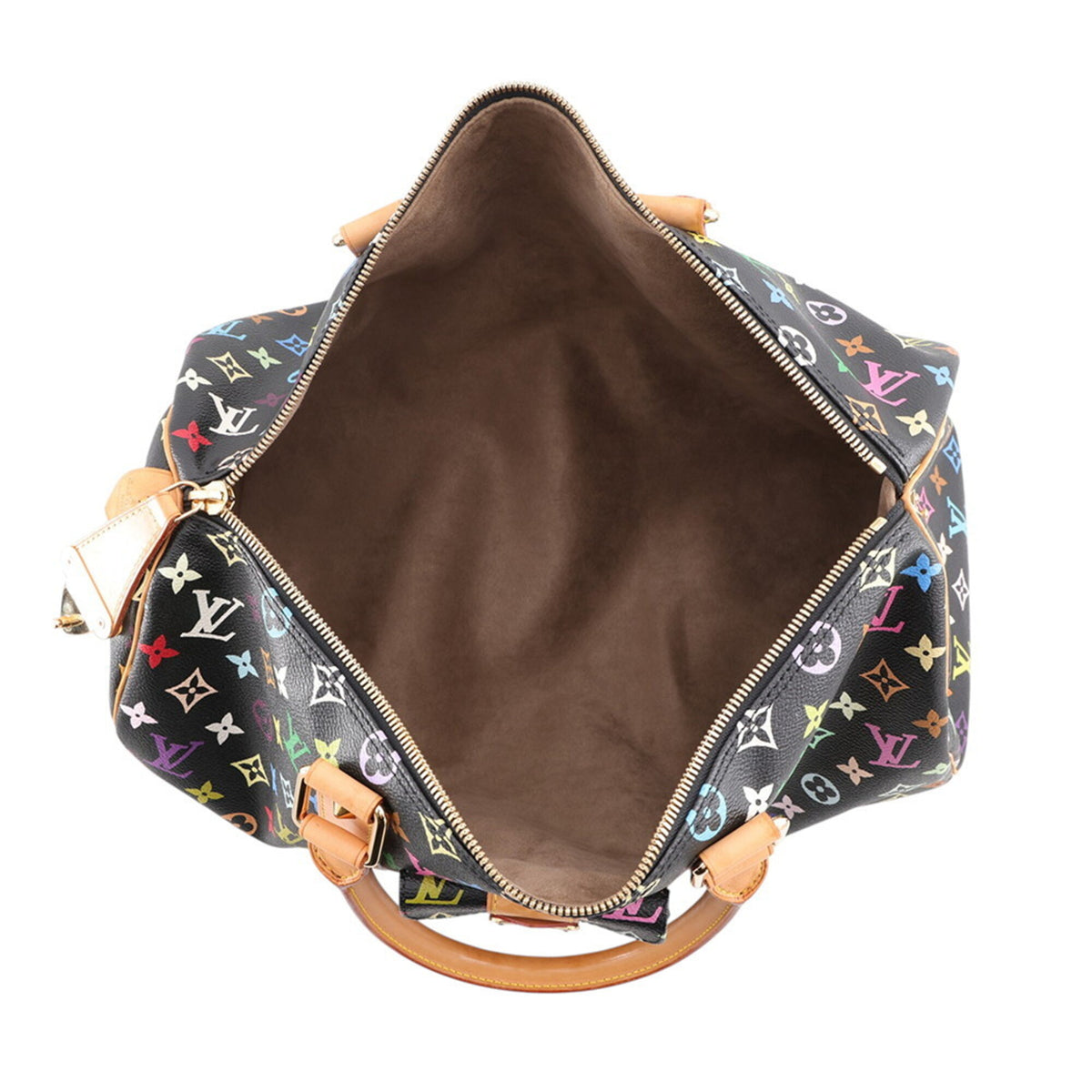 Louis Vuitton Noir Monogram Multicolore Boston Bag (Pre-Owned)