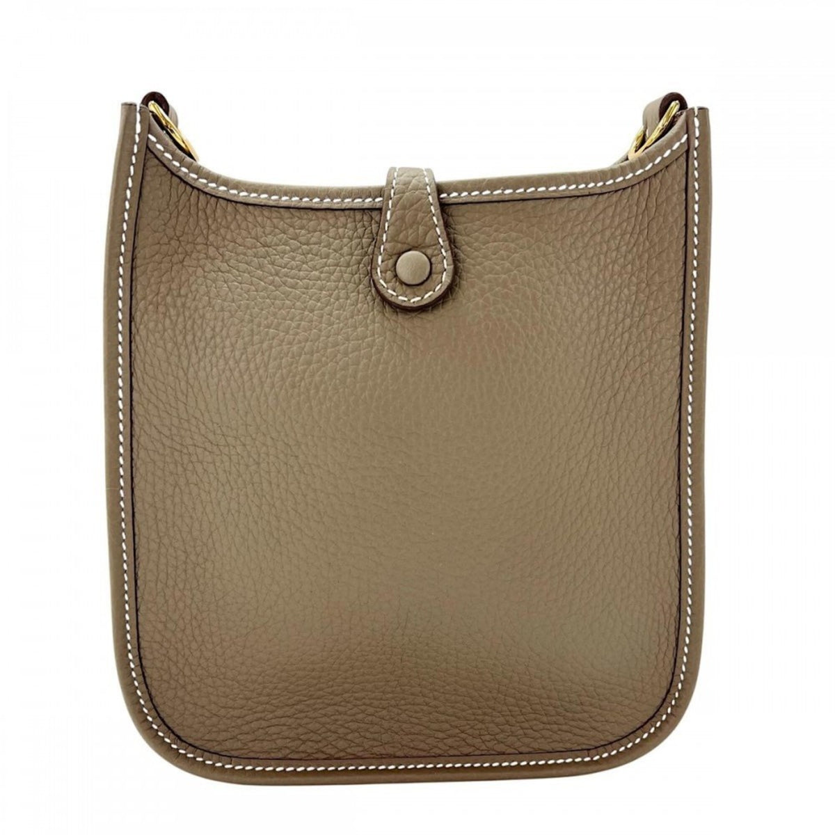 Hermes Beige Leather Shoulder Bag (Pre-Owned)