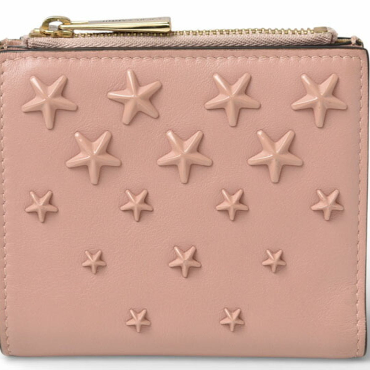 Jimmy Choo Pink Leather Wallet (Bi-Fold) (Pre-Owned)