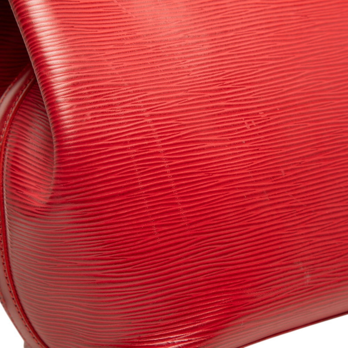 Louis Vuitton Epi Red Color Rouge Leather Shoulder Bag (Pre-Owned)