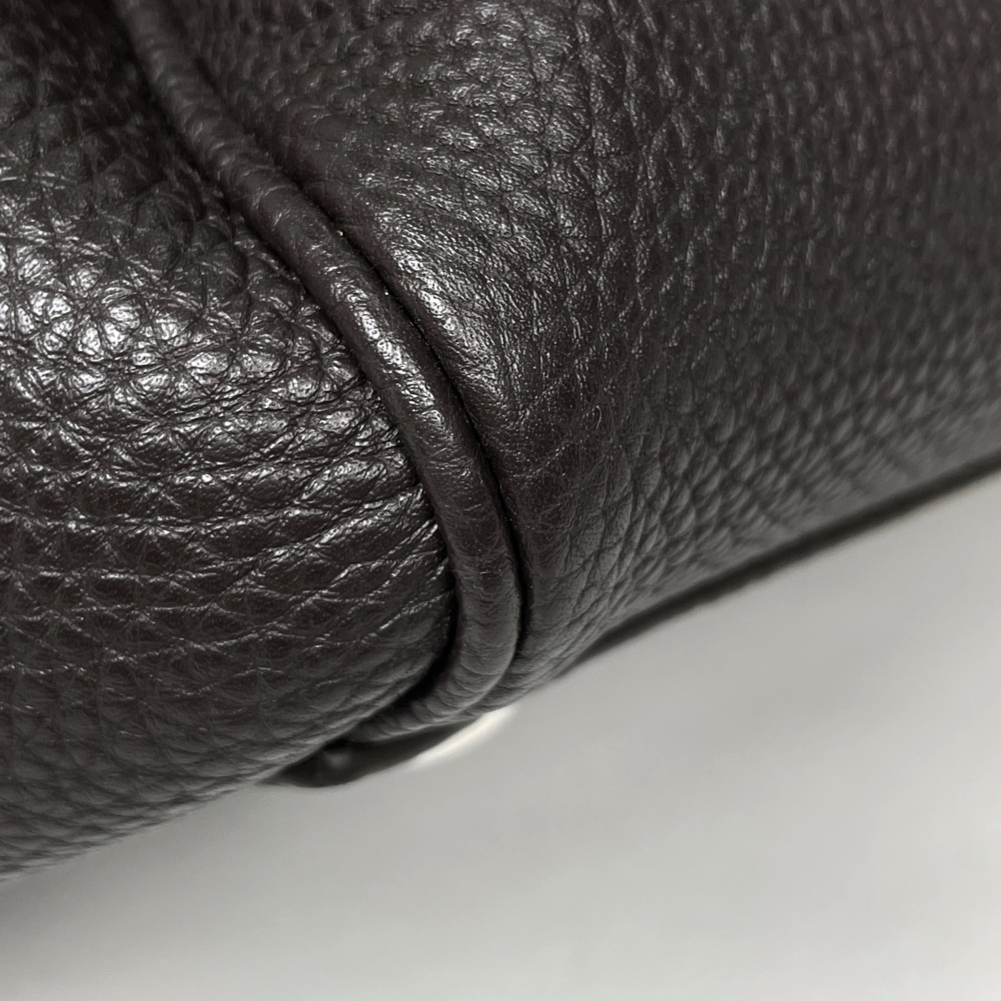 Loewe Dark Brown Leather Handbag (Pre-Owned)