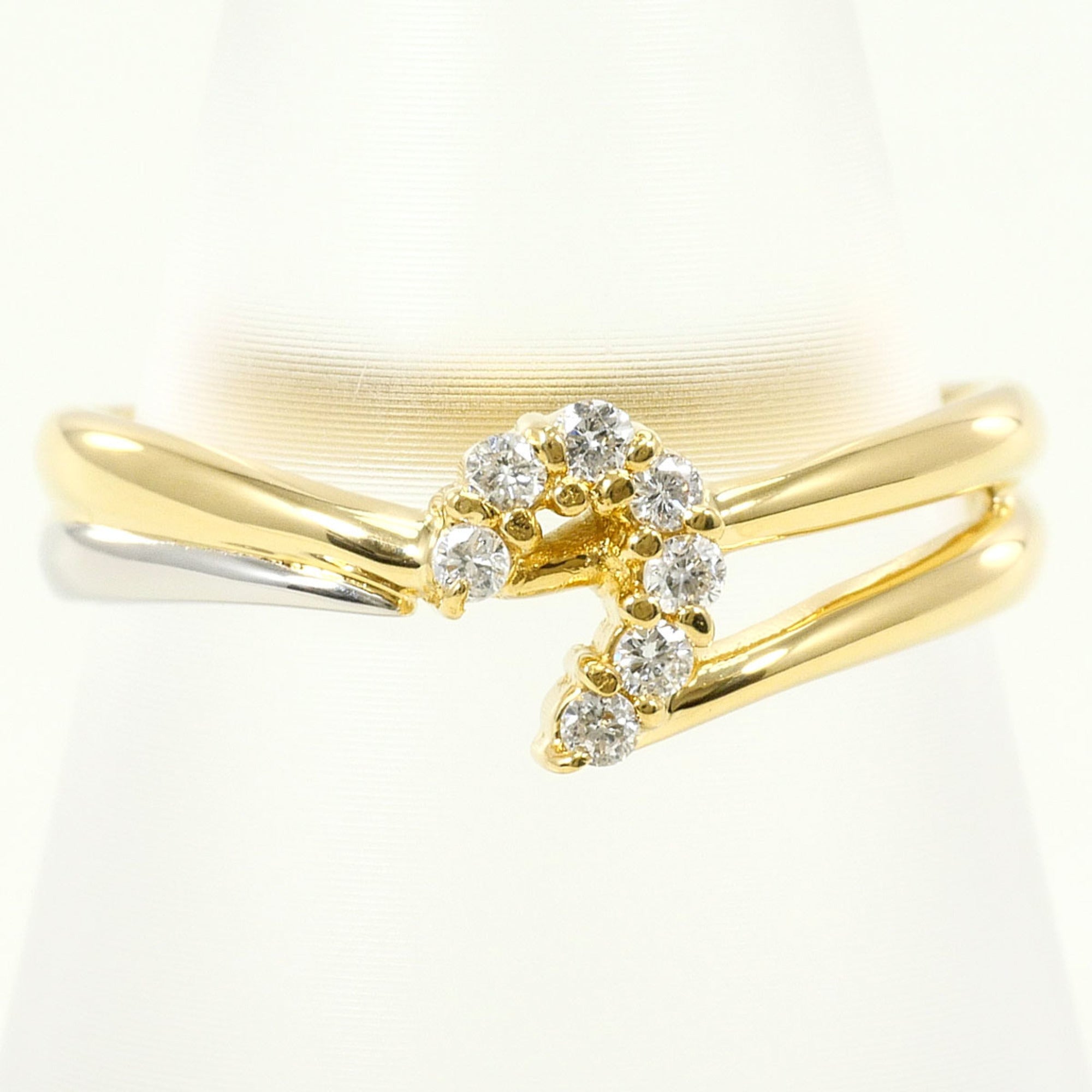 Unbranded Platinum Yellow Gold Yellow Gold (18K) Platinum 900 Band Ring (Pre-Owned)
