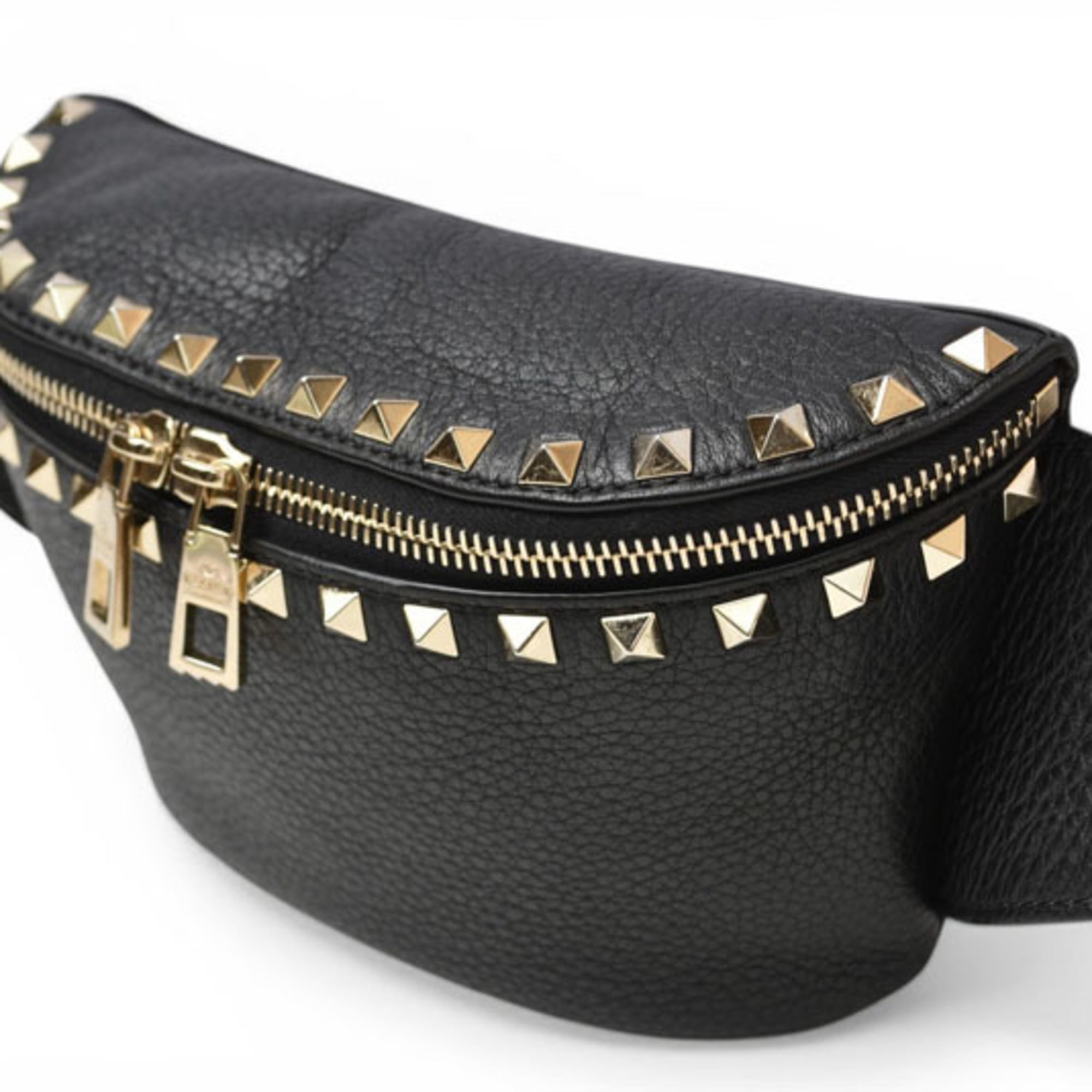 Valentino Black Leather Sling Bag (Pre-Owned)