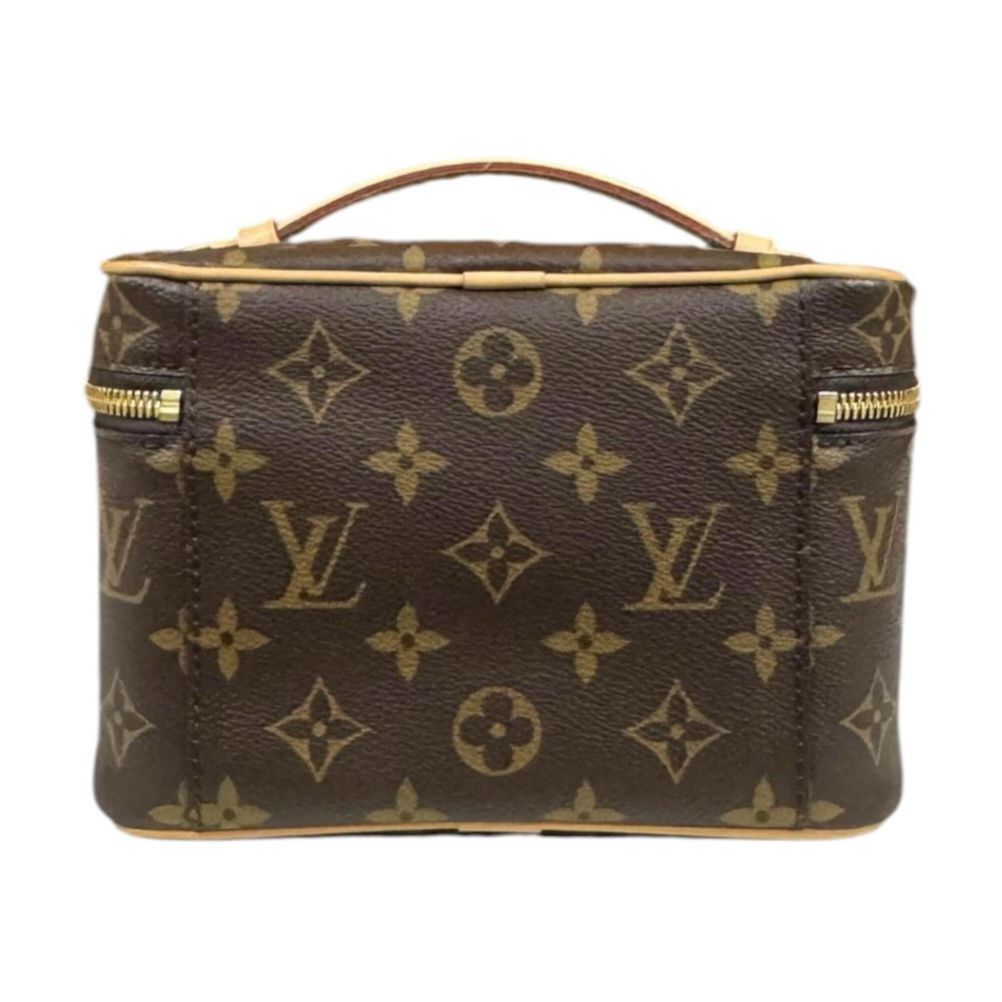 Louis Vuitton Brown Monogram Or Monogram Handbag Pouch Vanity Bag (Pre-Owned)