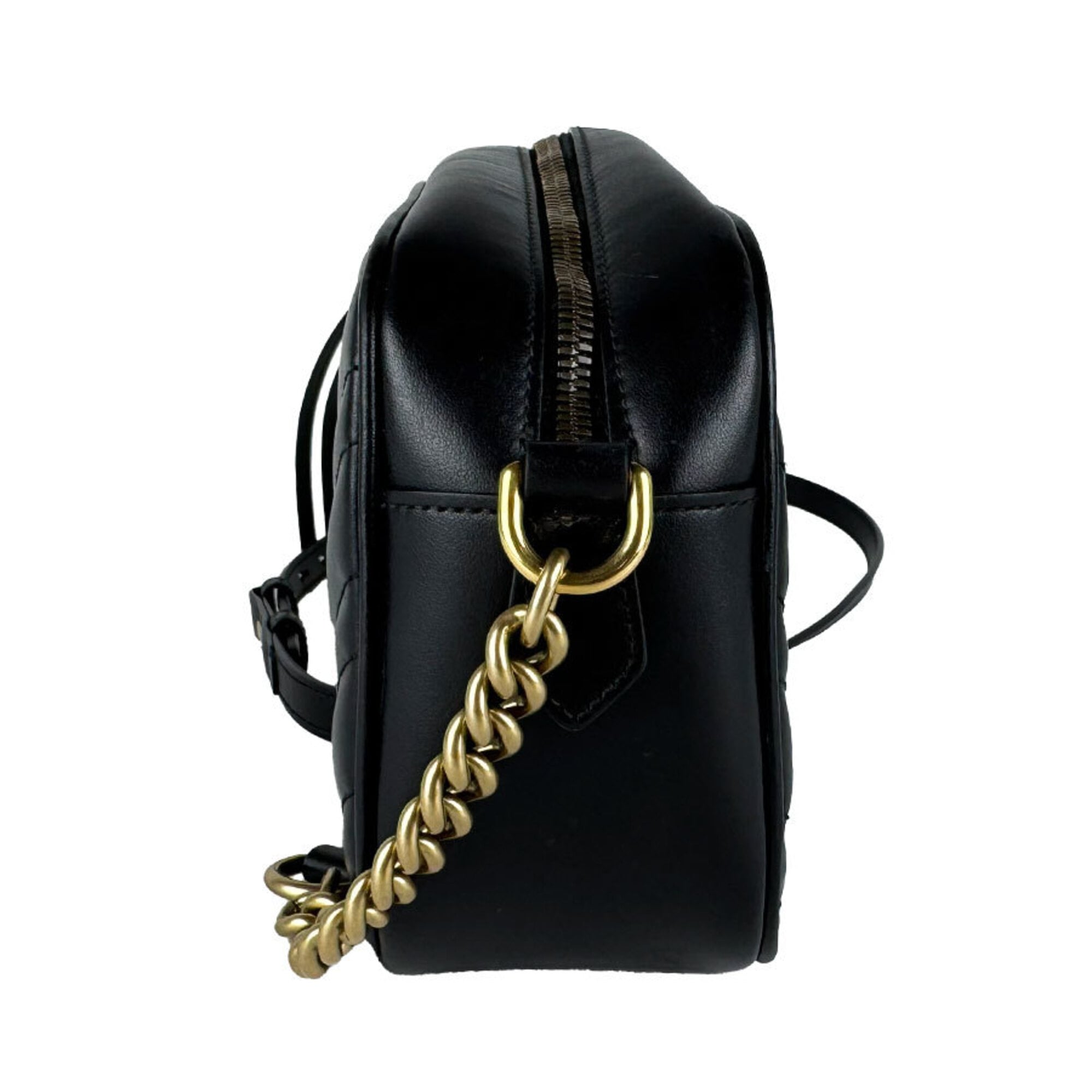 Gucci Black Leather Shoulder Bag (Pre-Owned)