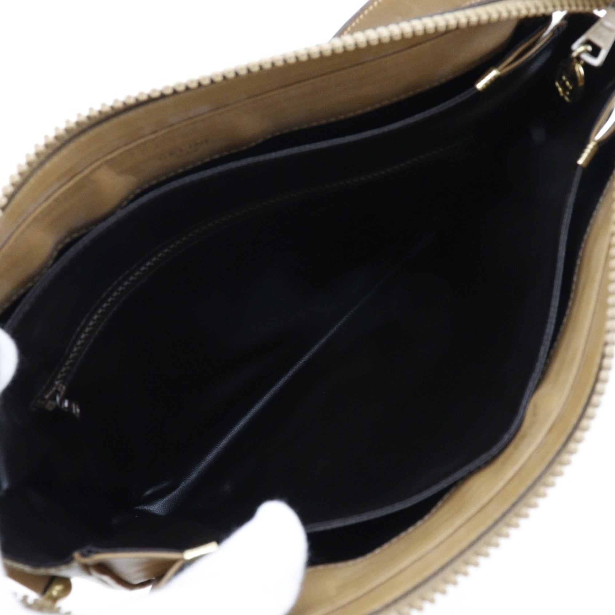 Celine Macadam Beige Pvc Shoulder Bag (Pre-Owned)