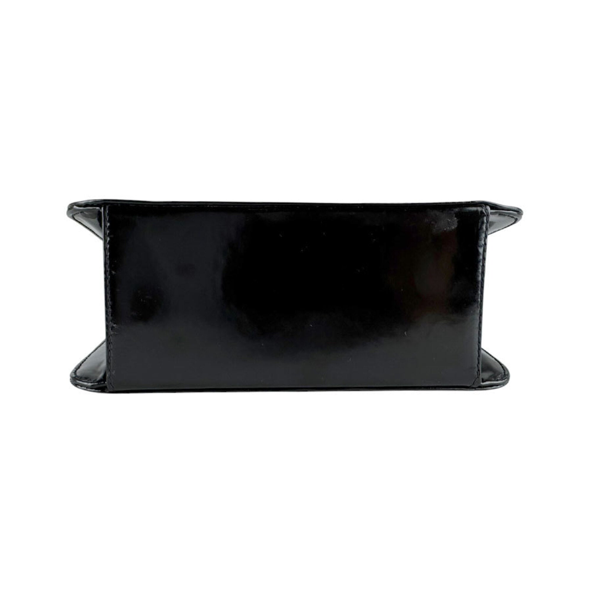 Chanel Black Patent Leather Shoulder Bag (Pre-Owned)