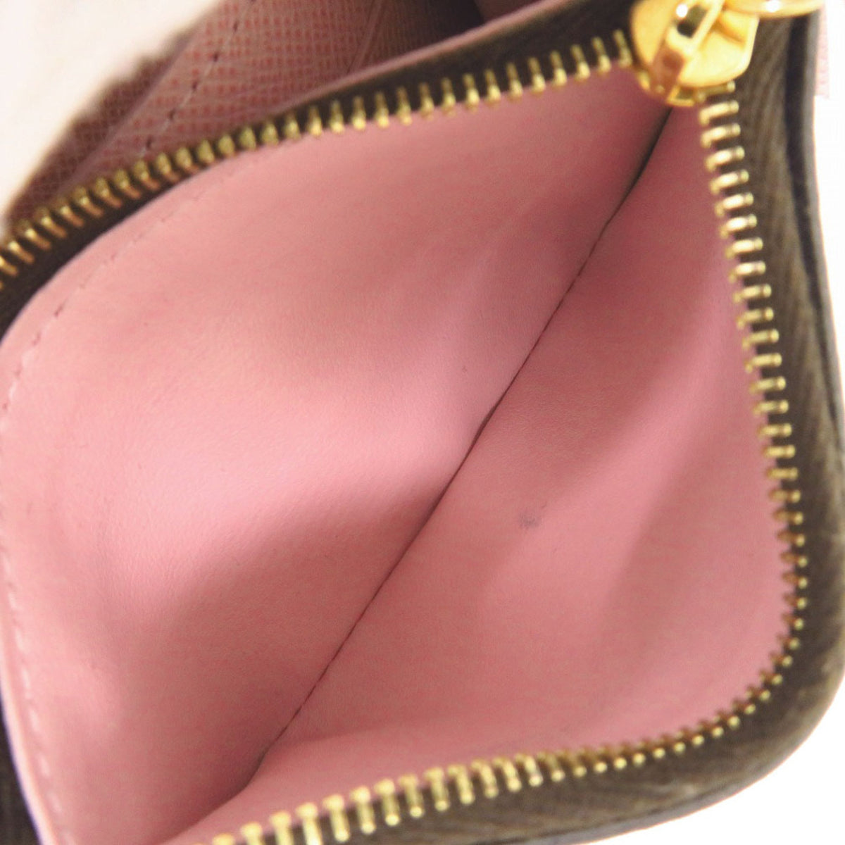 Louis Vuitton Brown Rose Ballerine Damier Canvas Coin Purse/Coin Case (Pre-Owned)