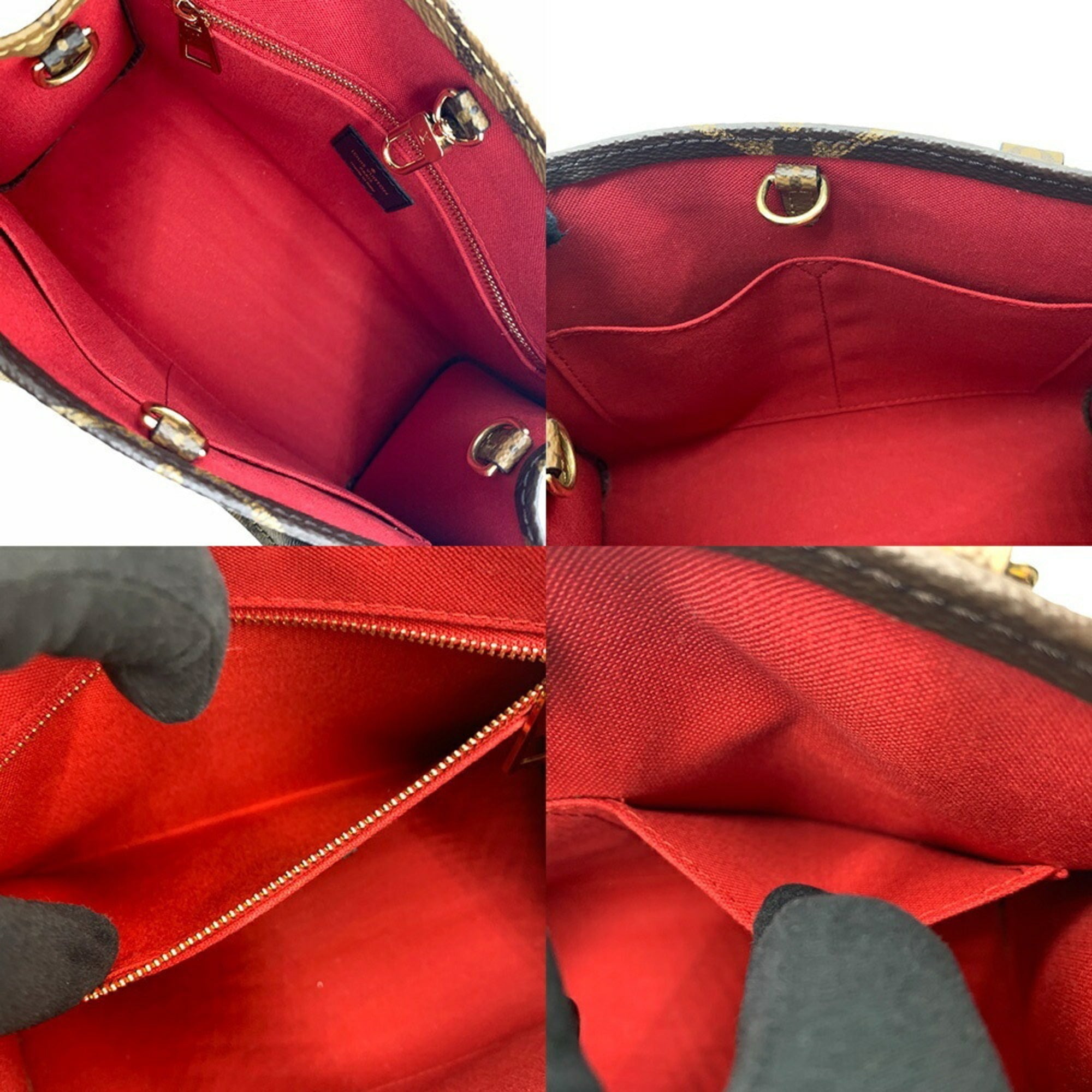 Louis Vuitton Brown Monogram Reverse Monogram Reverse Tote Bag (Pre-Owned)