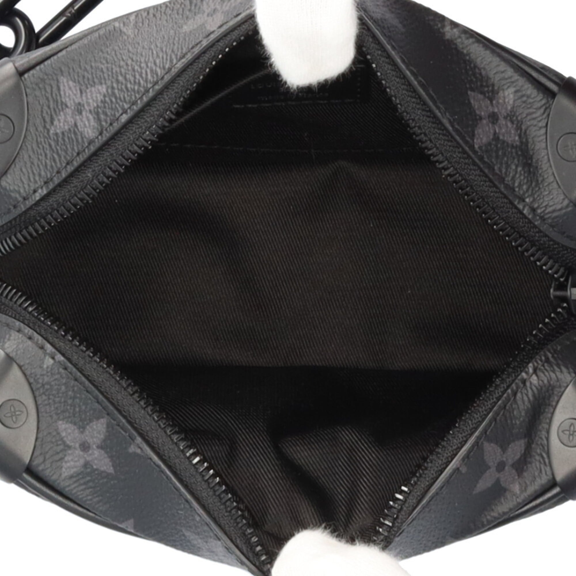 Louis Vuitton Black Gray Monogram Eclipse Monogram Eclipse Shoulder Bag (Pre-Owned)