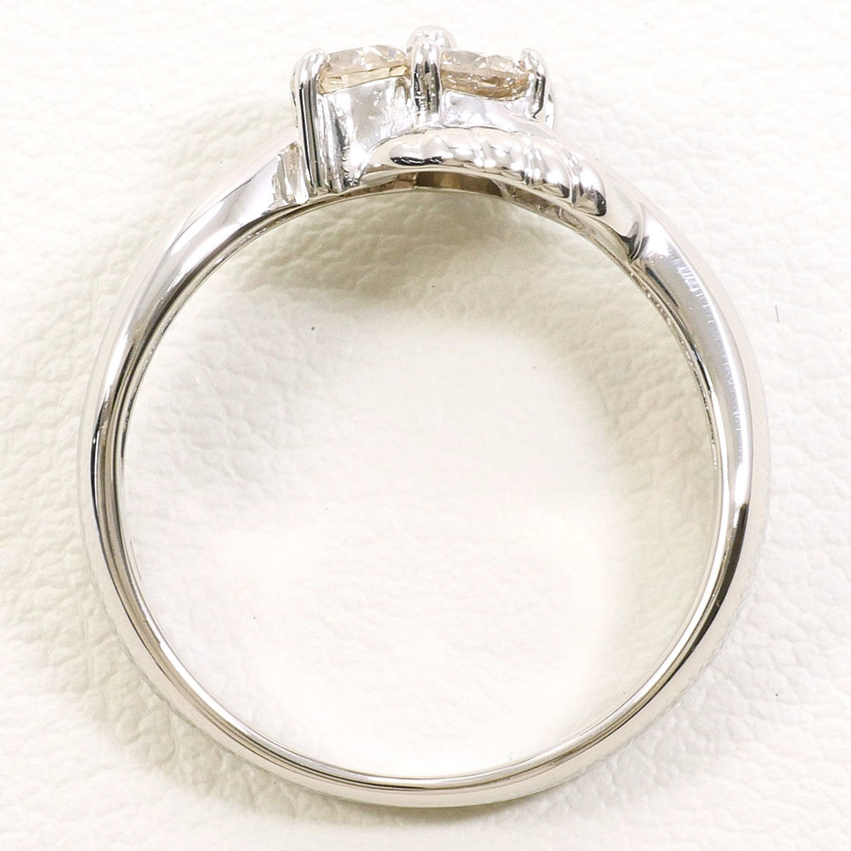 Unbranded Brown Platinum Platinum 900 Band Ring (Pre-Owned)