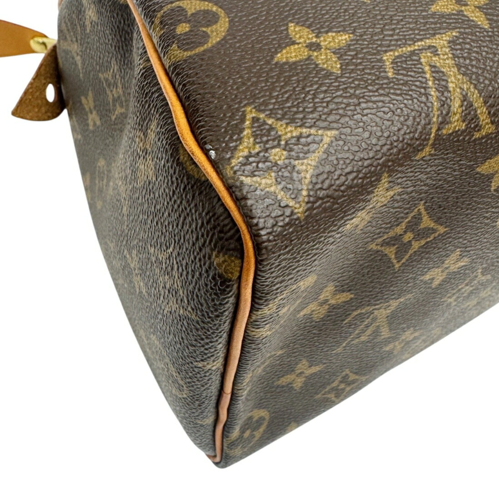 Louis Vuitton Brown Monogram Boston Bag Handbag (Pre-Owned)