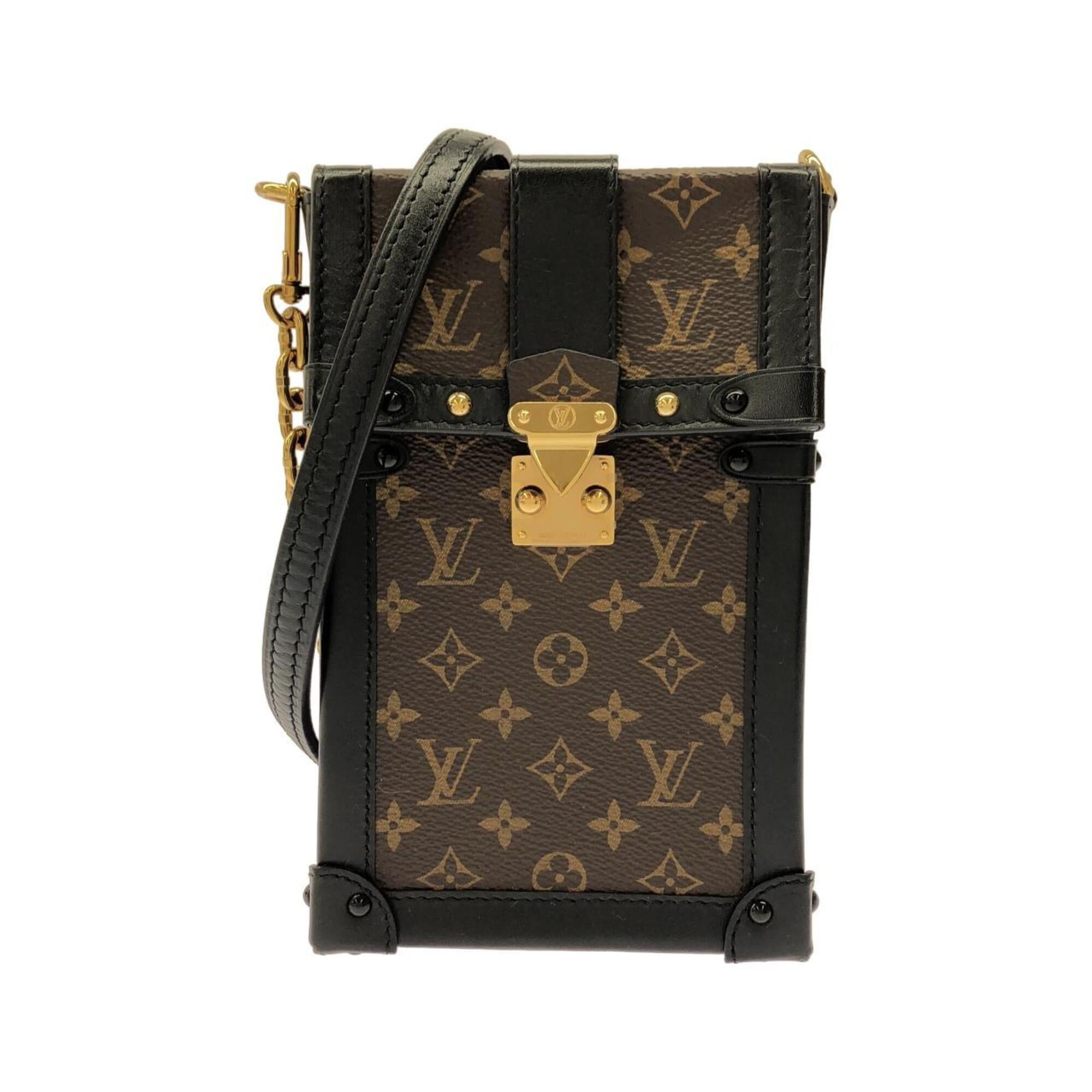 Louis Vuitton Marron Coated Canvas Pochette Shoulder Bag (Pre-Owned)