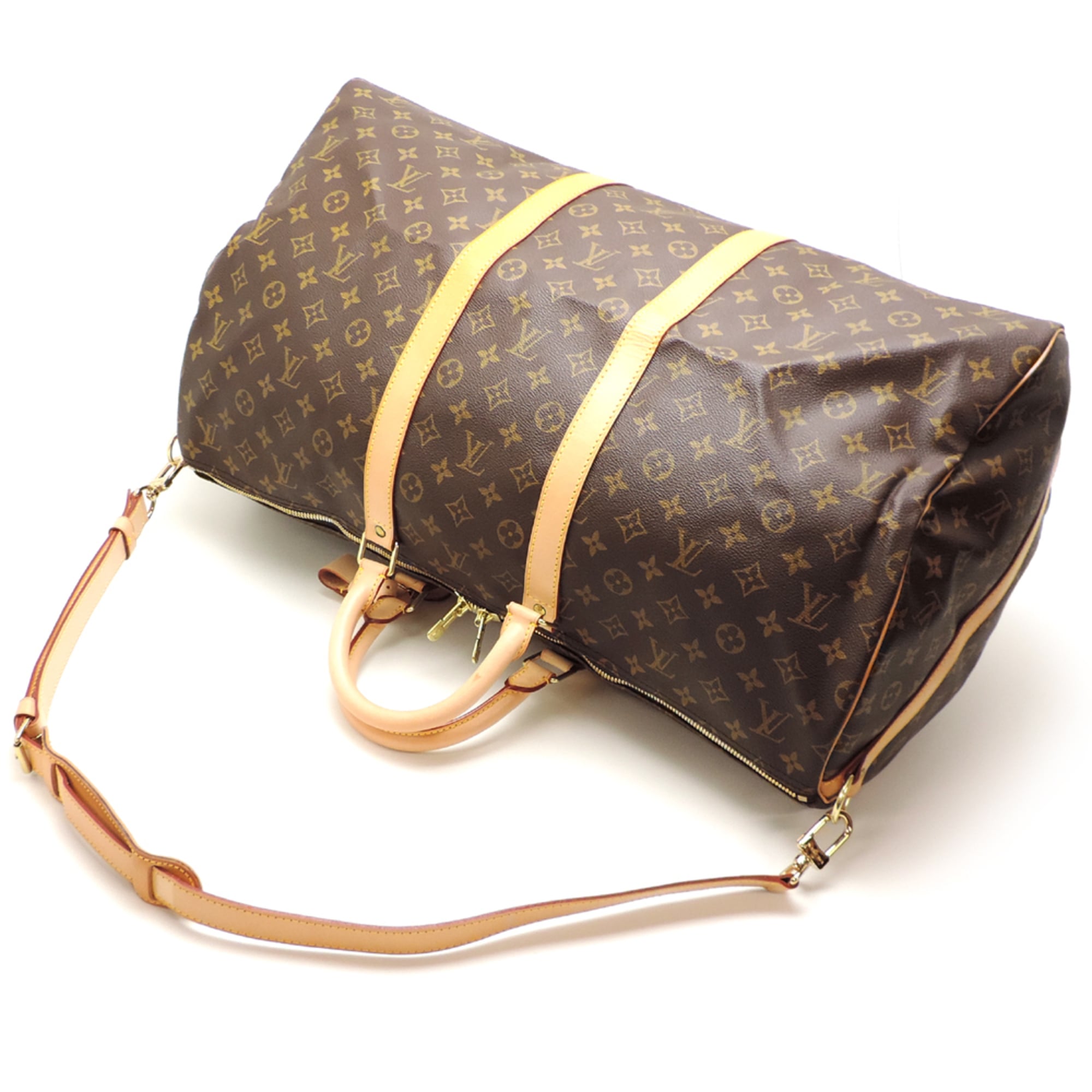 Louis Vuitton Brown Monogram Boston Bag (Pre-Owned)