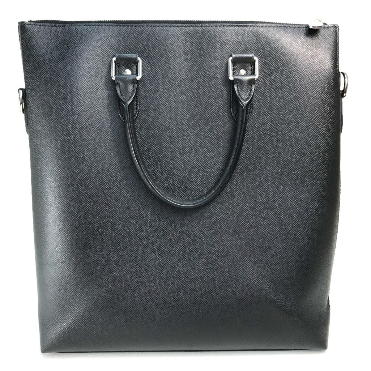 Louis Vuitton Taiga Black Noir Taiga Leather Handbag Shoulder Bag (Pre-Owned)