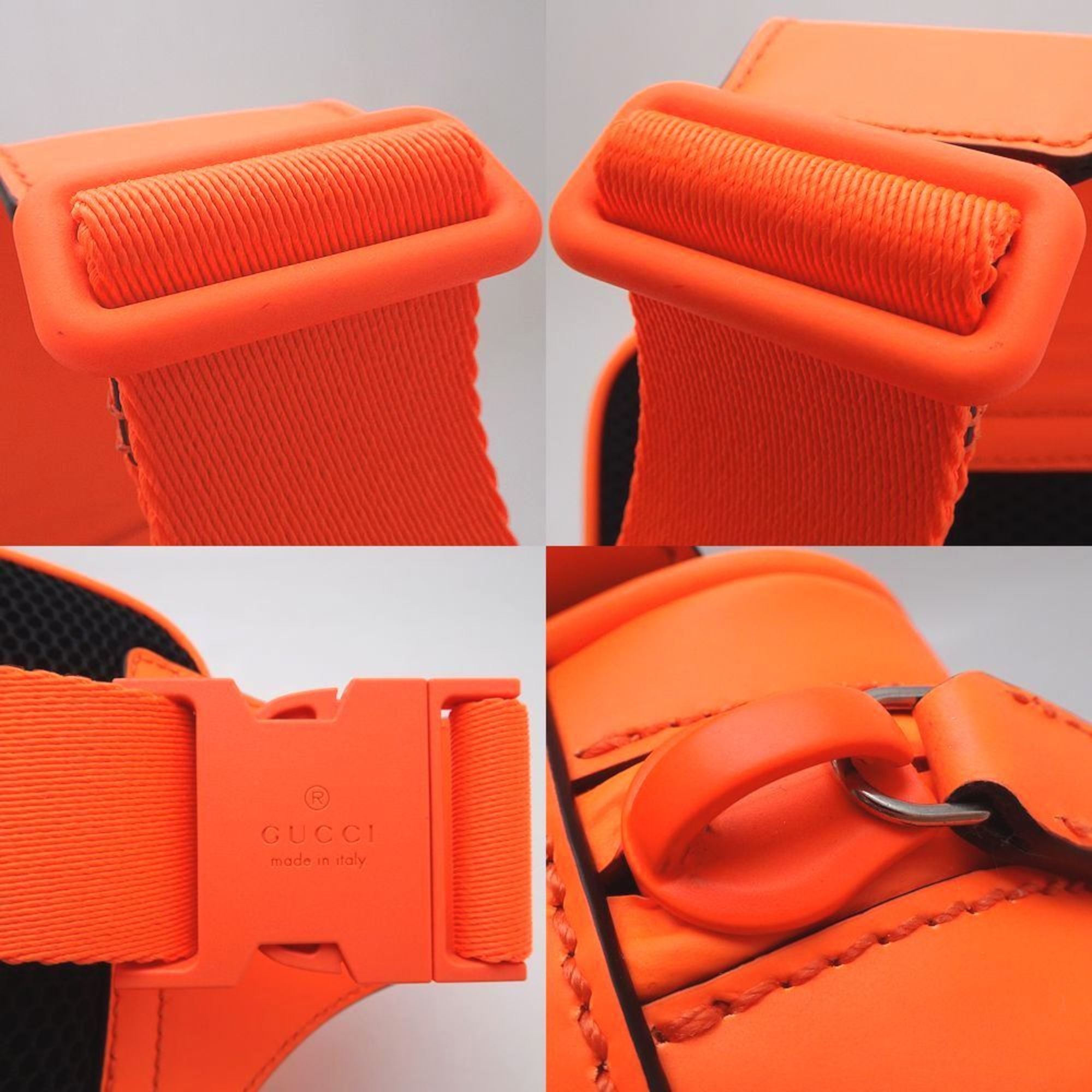 Gucci Orange Leather Fanny Pack (Pre-Owned)