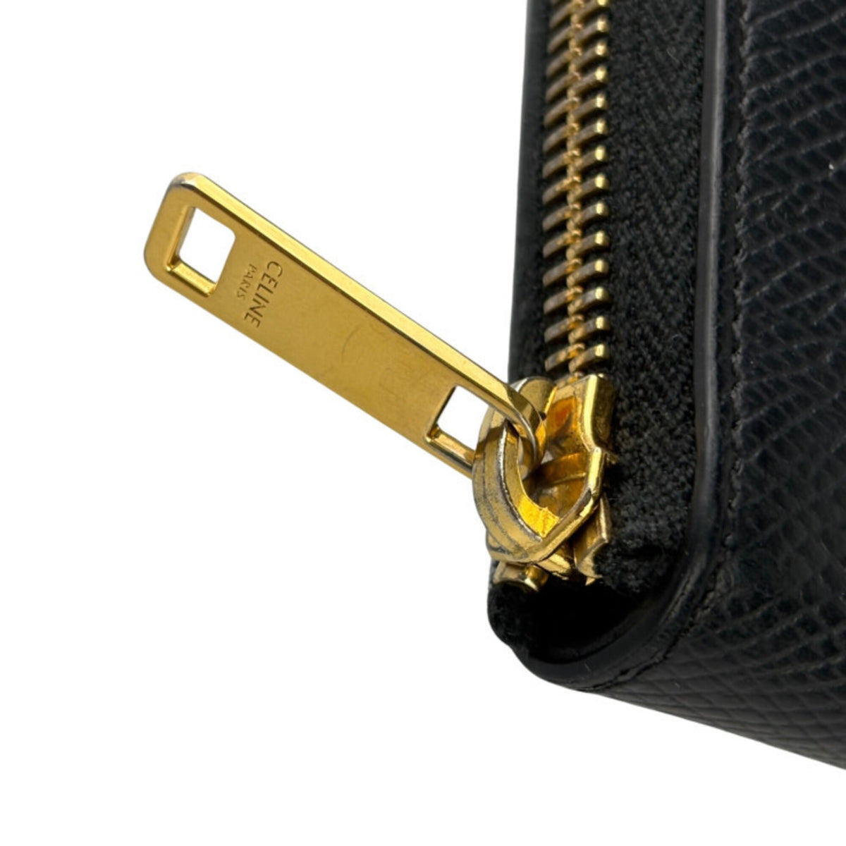 Celine Black Leather Wallet (Bi-Fold) (Pre-Owned)