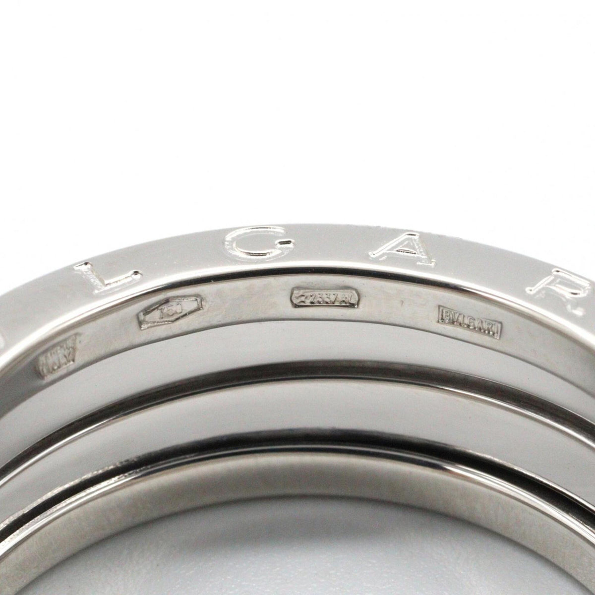 Bvlgari Silver White Gold (18K) Band Ring (Pre-Owned)