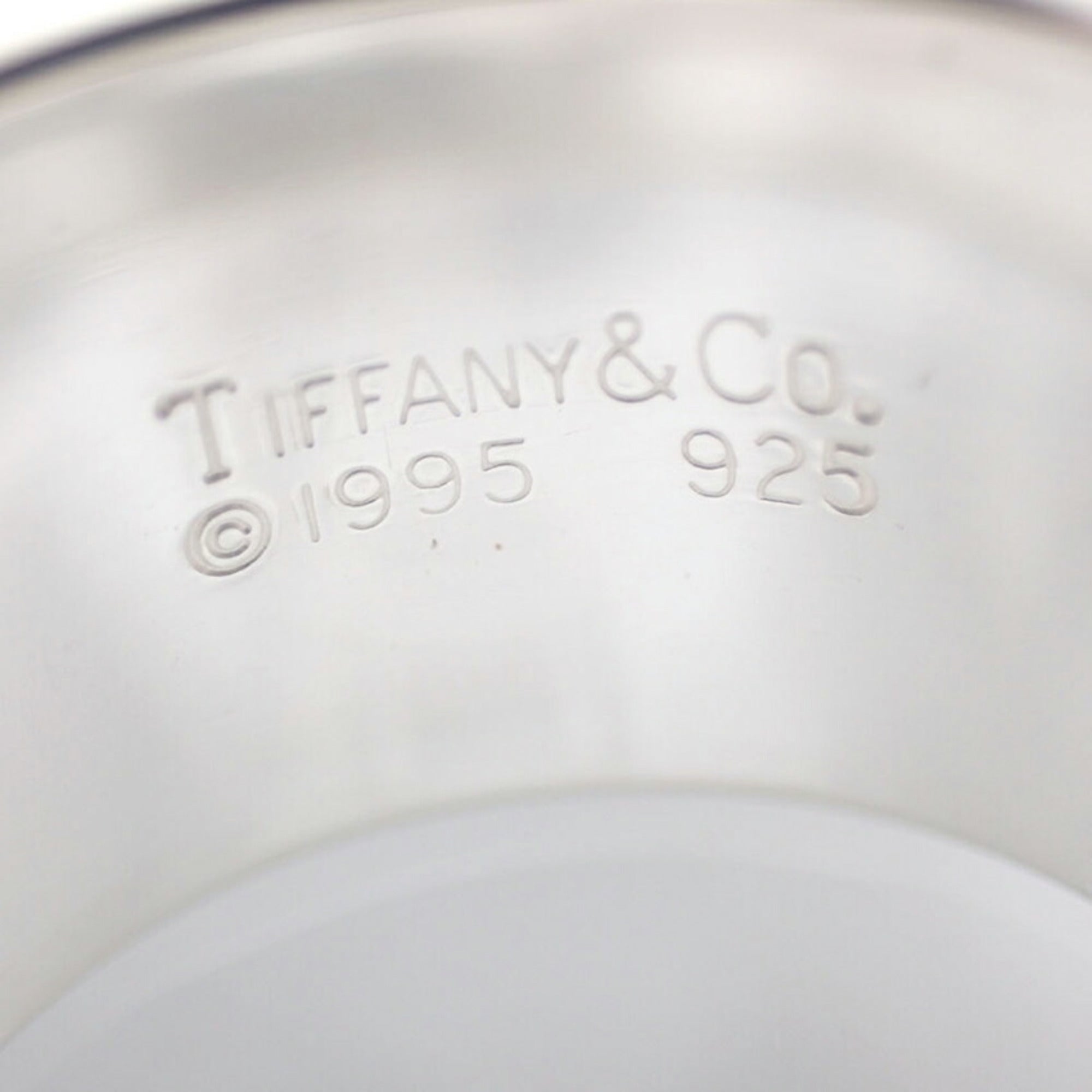 Tiffany Sterling Silver 925 Band Ring (Pre-Owned)