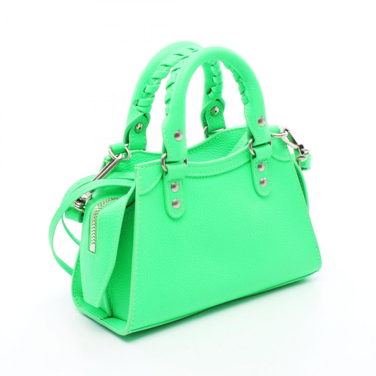 Balenciaga Green Leather Handbag (Pre-Owned)