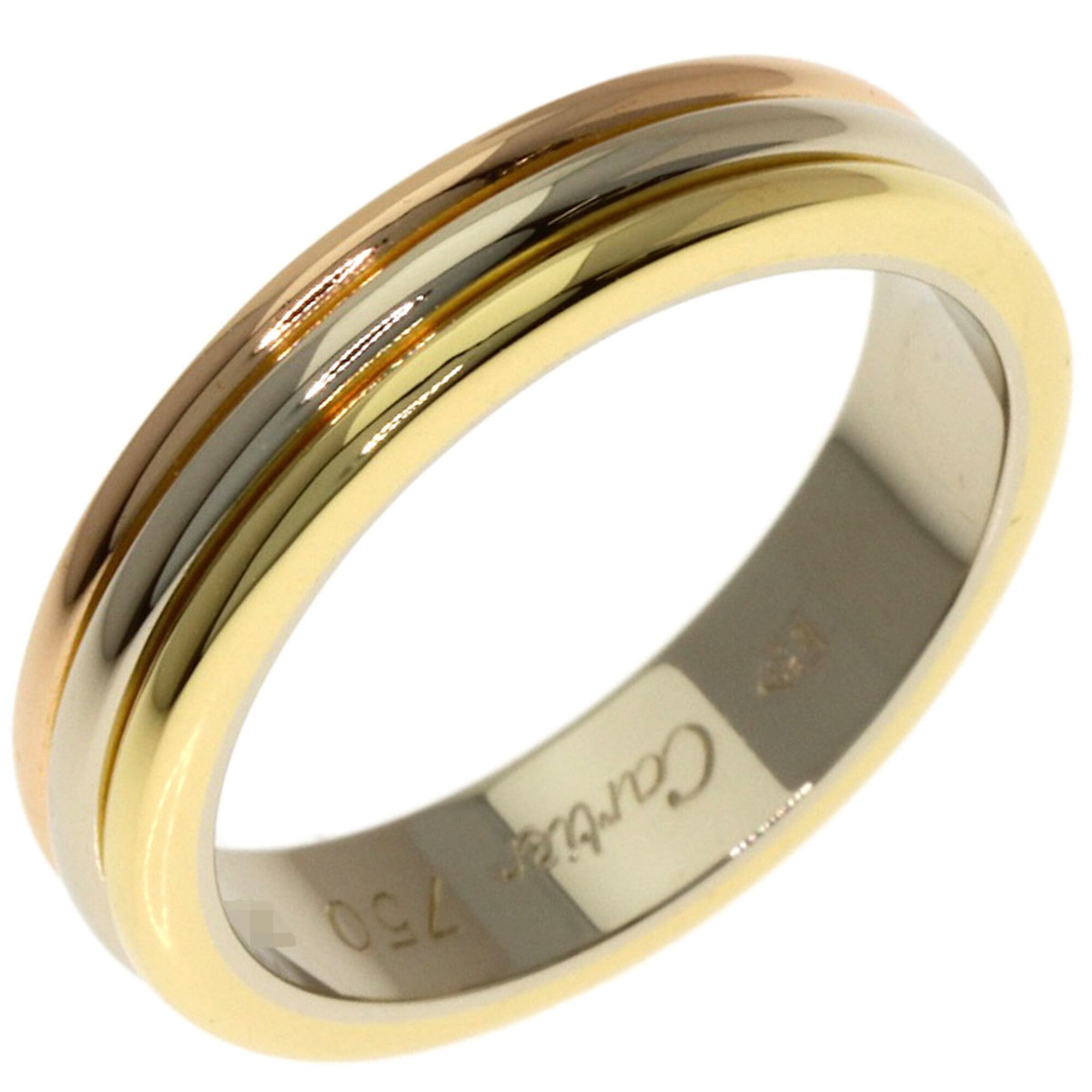 Cartier Yellow Gold (18K) Pink Gold (18K) White Gold (18K) Band Ring (Pre-Owned)