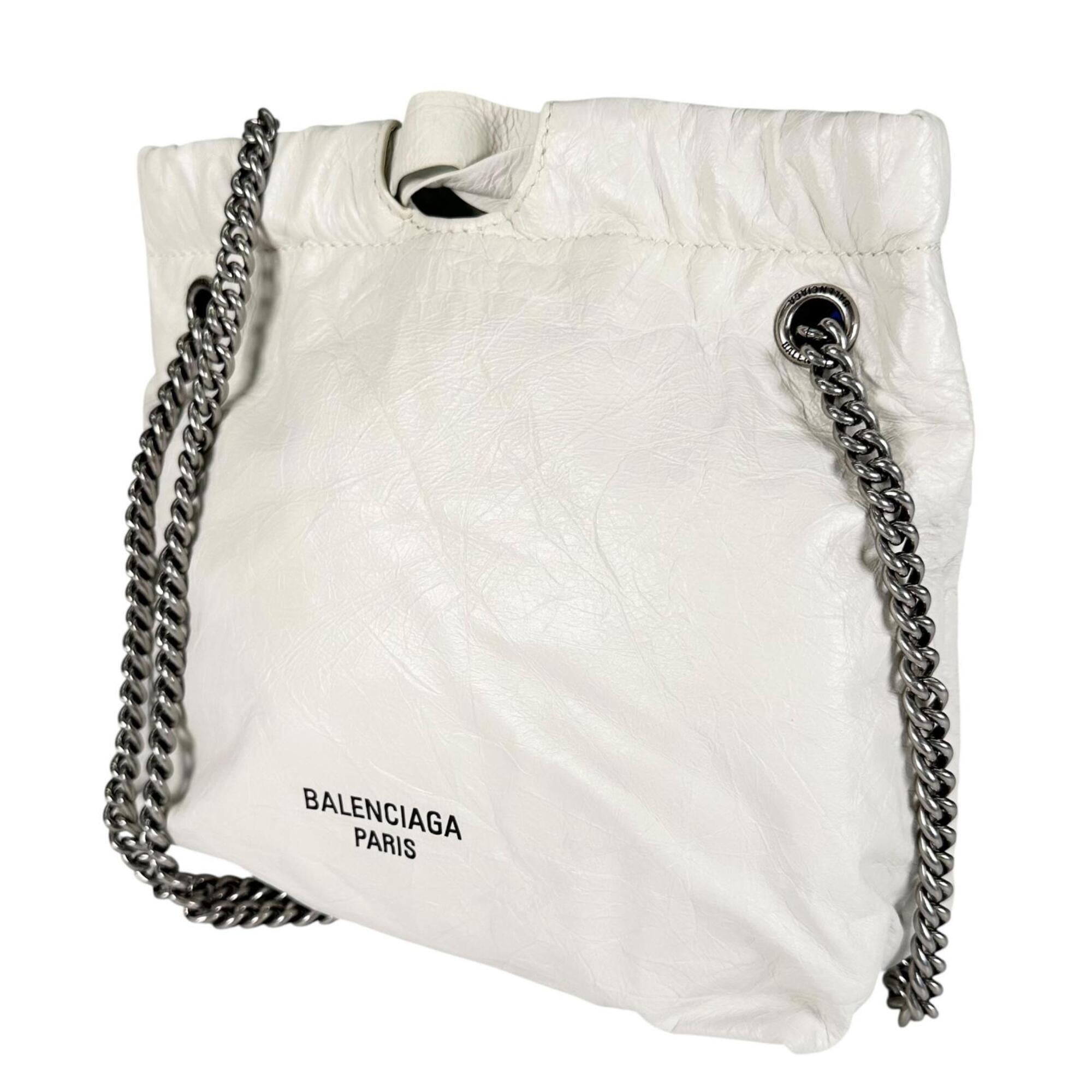 Balenciaga White Leather Handbag (Pre-Owned)
