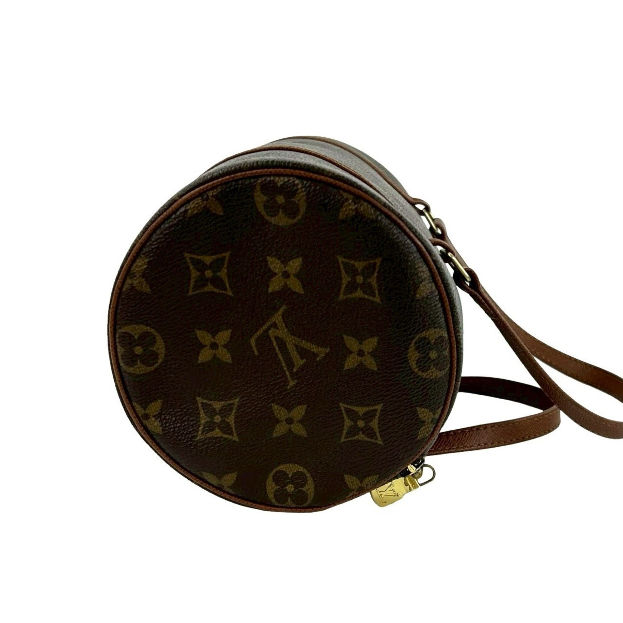 Louis Vuitton Brown Leather Pvc Boston Bag Handbag (Pre-Owned)