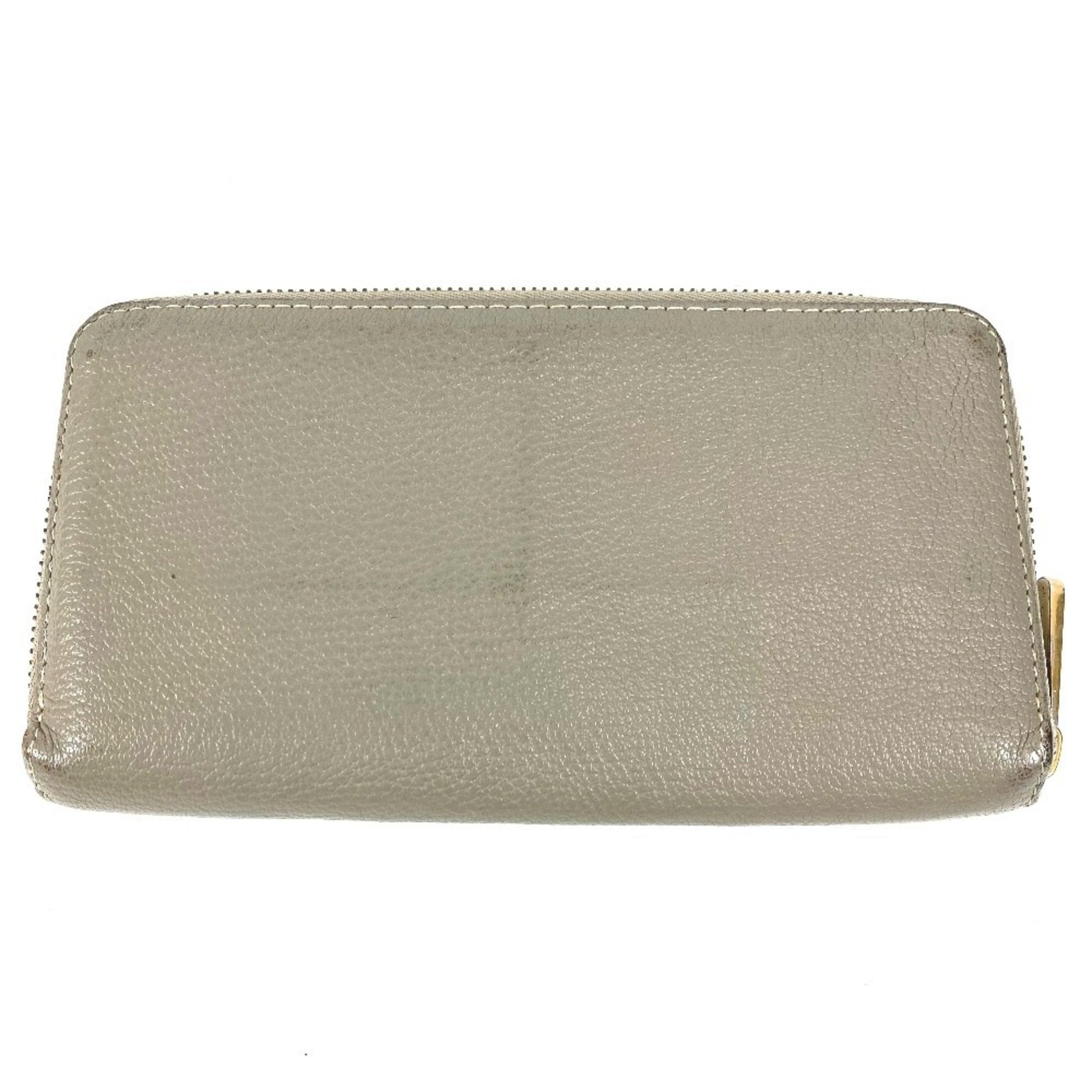 Louis Vuitton Galle Gray Velone Suhali Leather Long Wallet (Bi-Fold) (Pre-Owned)