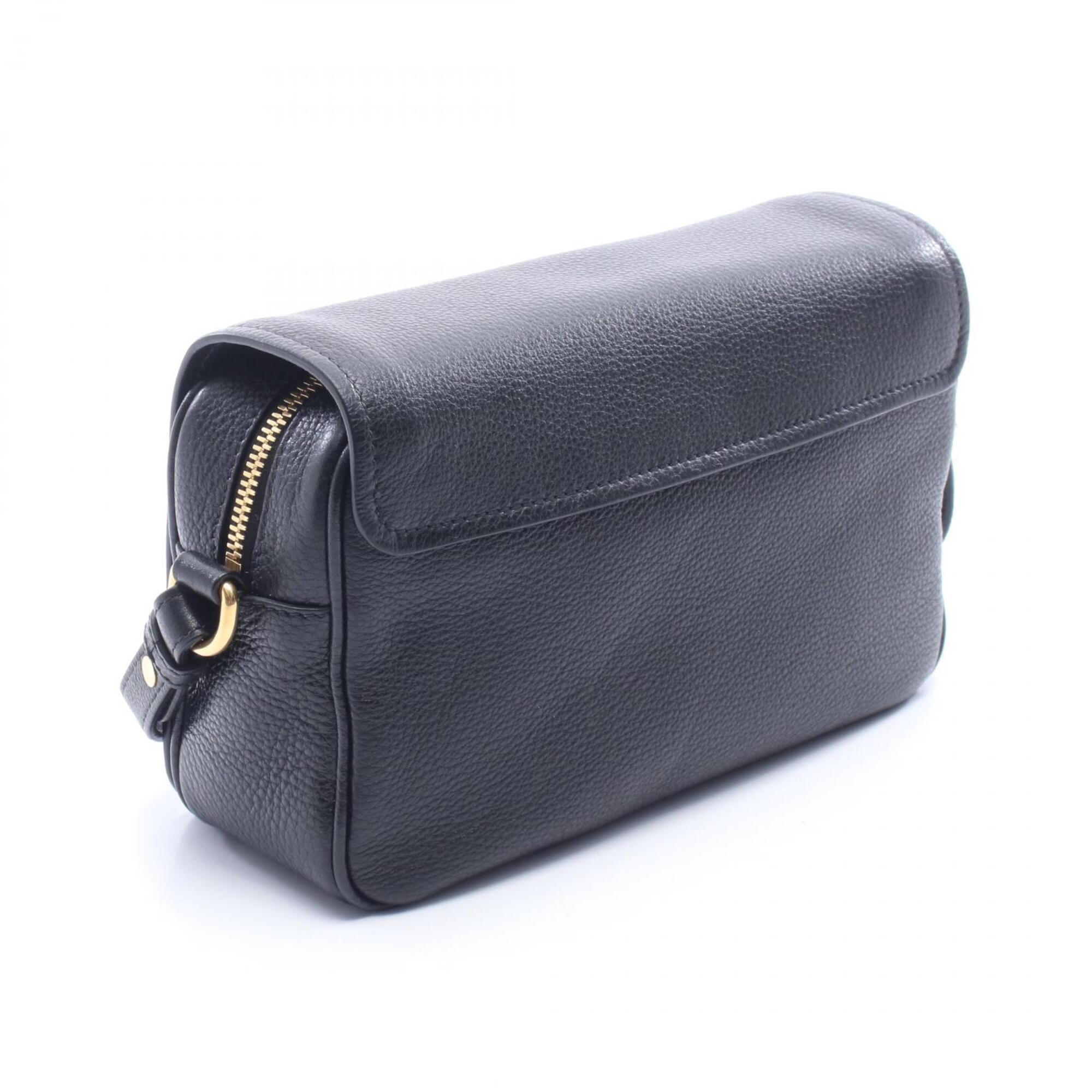 Prada Black Leather Shoulder Bag (Pre-Owned)
