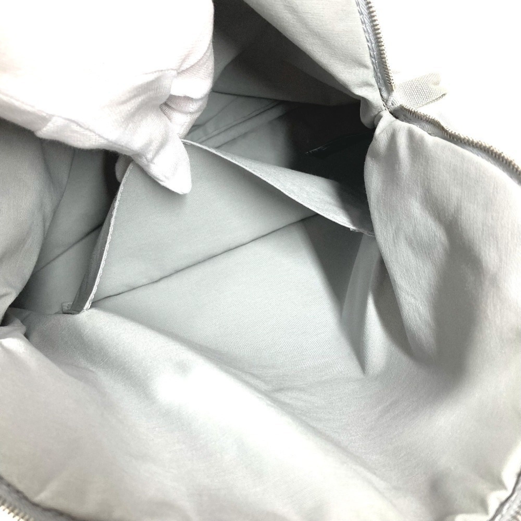 Hermes Gray Canvas Pouch (Pre-Owned)