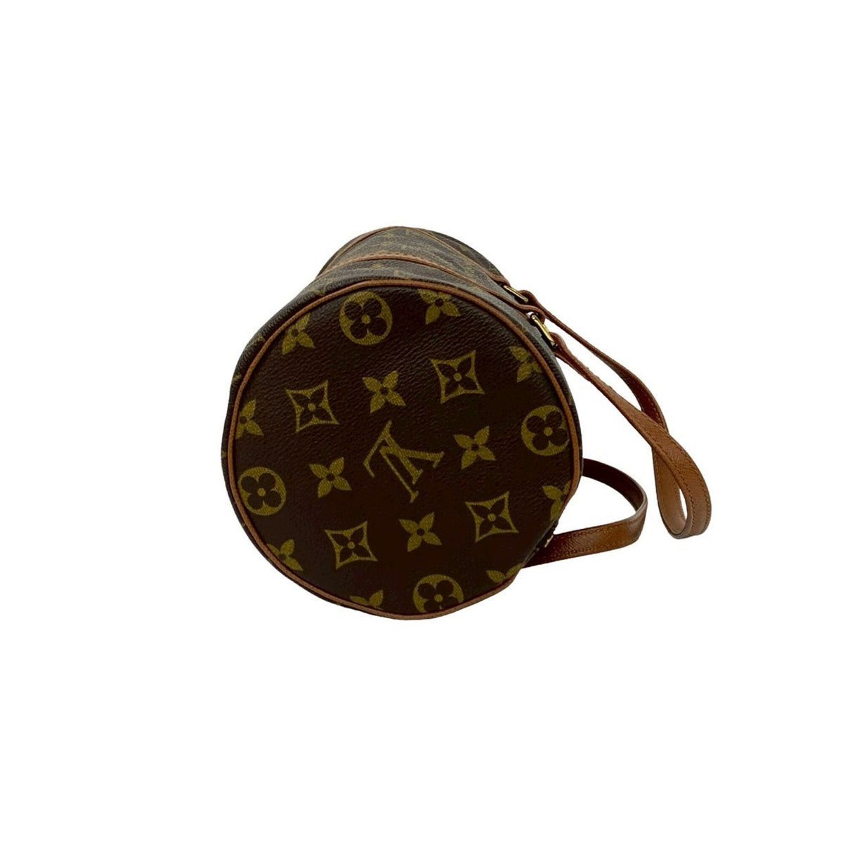 Louis Vuitton Brown Pvc Leather Boston Bag Handbag (Pre-Owned)