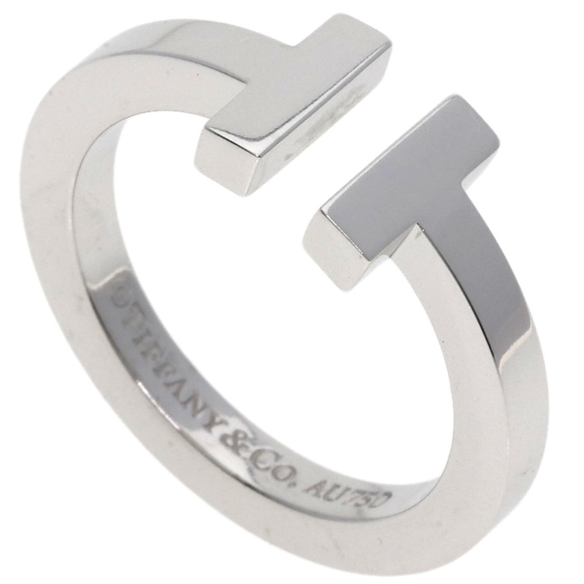Tiffany White Gold White Gold (18K) Band Ring (Pre-Owned)