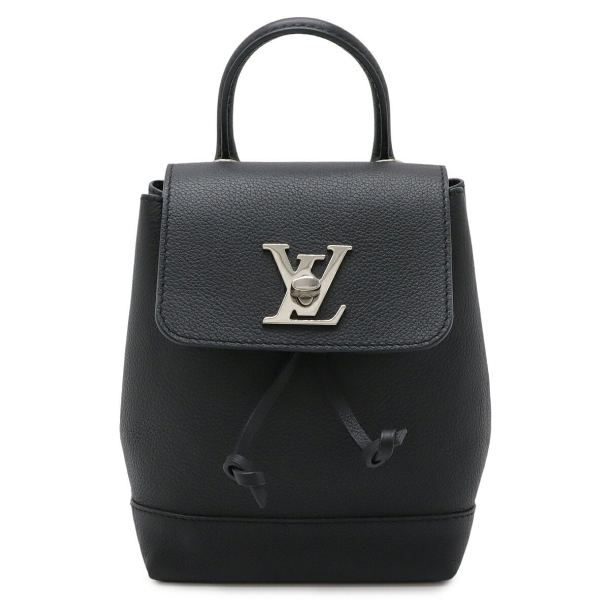 Louis Vuitton Black Noir Leather Backpack Handbag Shoulder Bag (Pre-Owned)