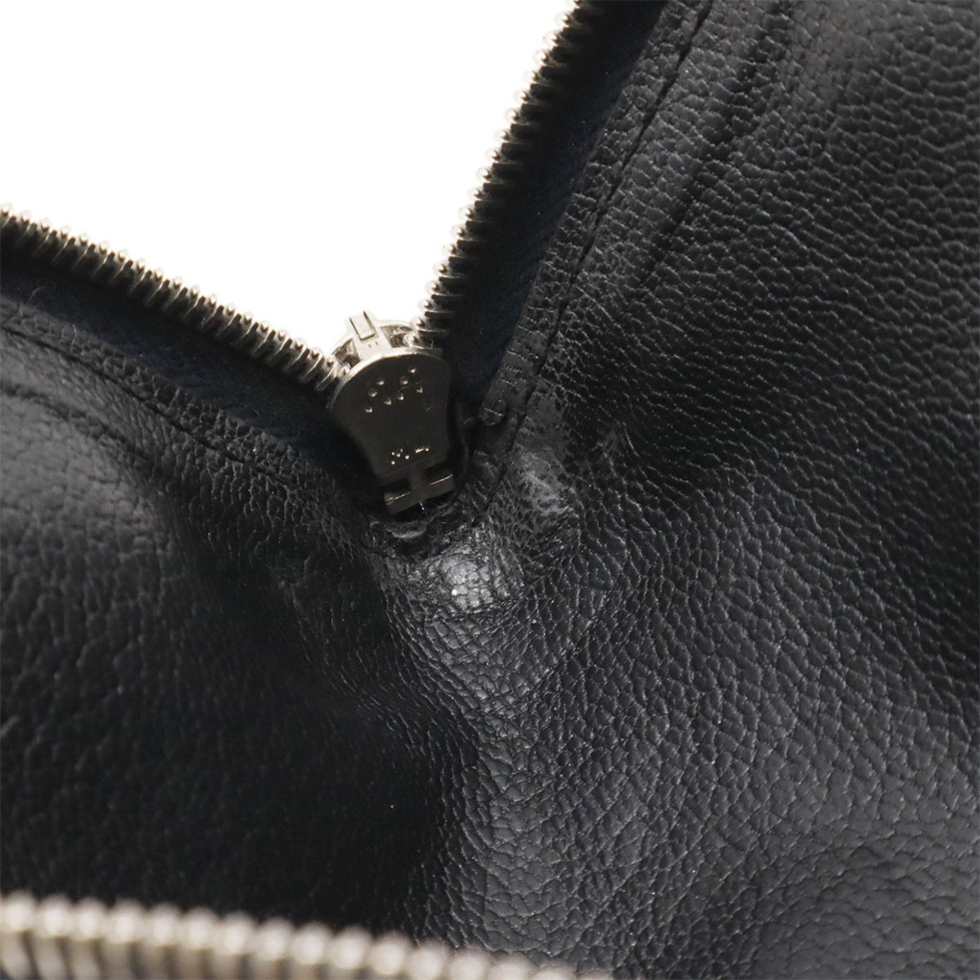 Hermes Black Epsom Leather Coin Purse/Coin Case (Pre-Owned)
