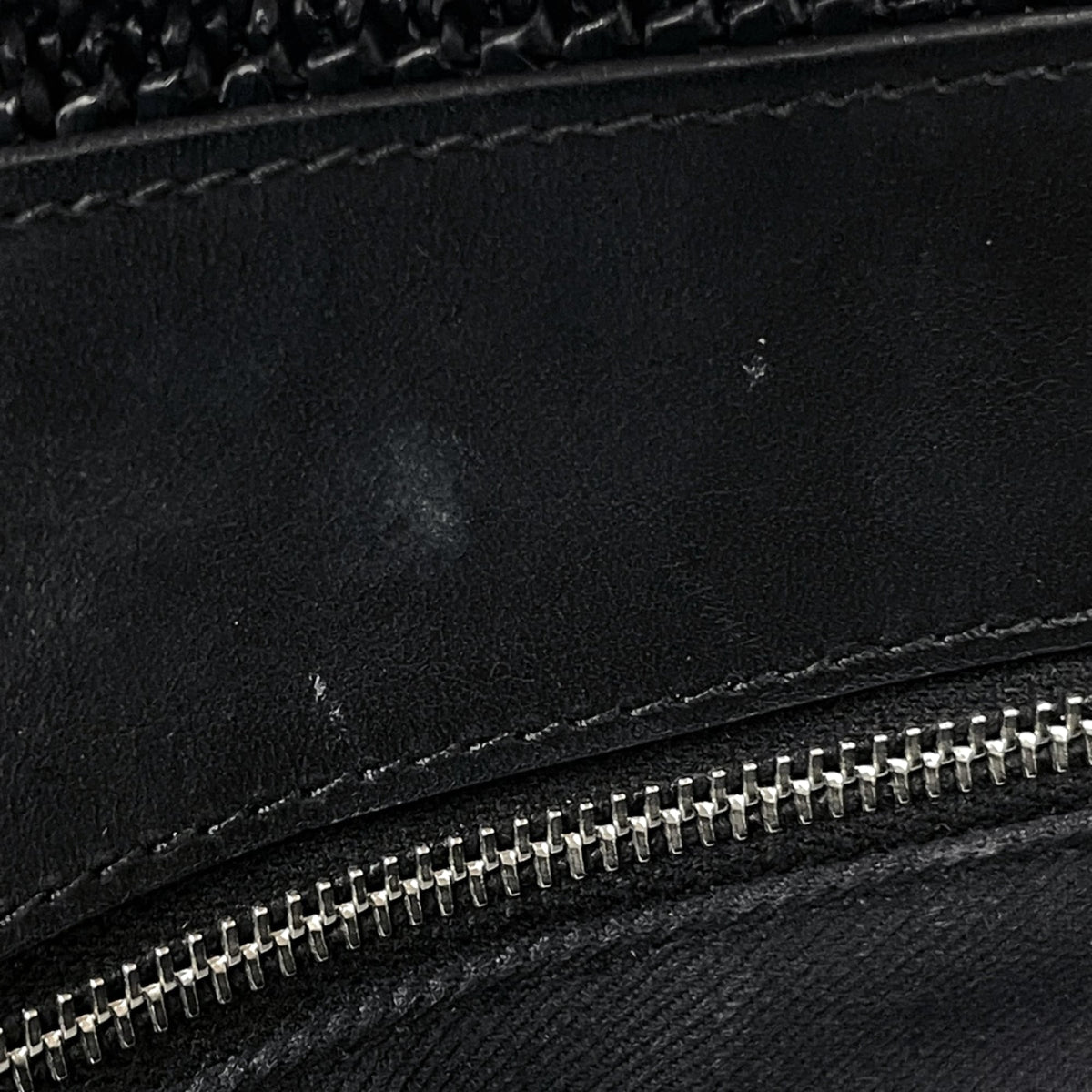Saint Laurent Black Fabric Leather Tote Bag (Pre-Owned)