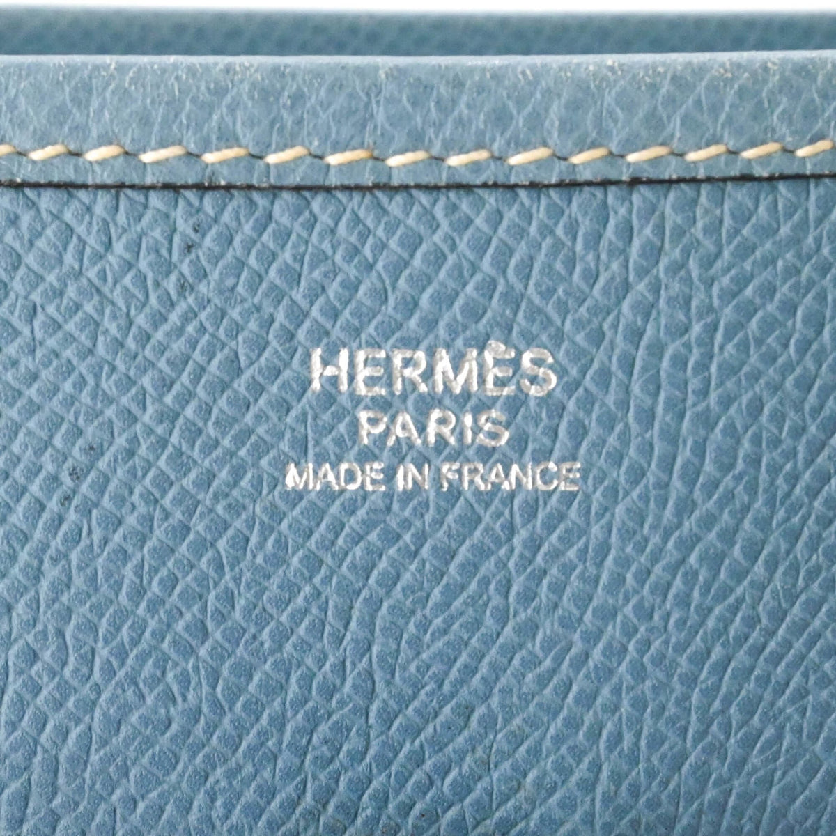 Hermes Blue Jean Epsom Leather Shoulder Bag (Pre-Owned)
