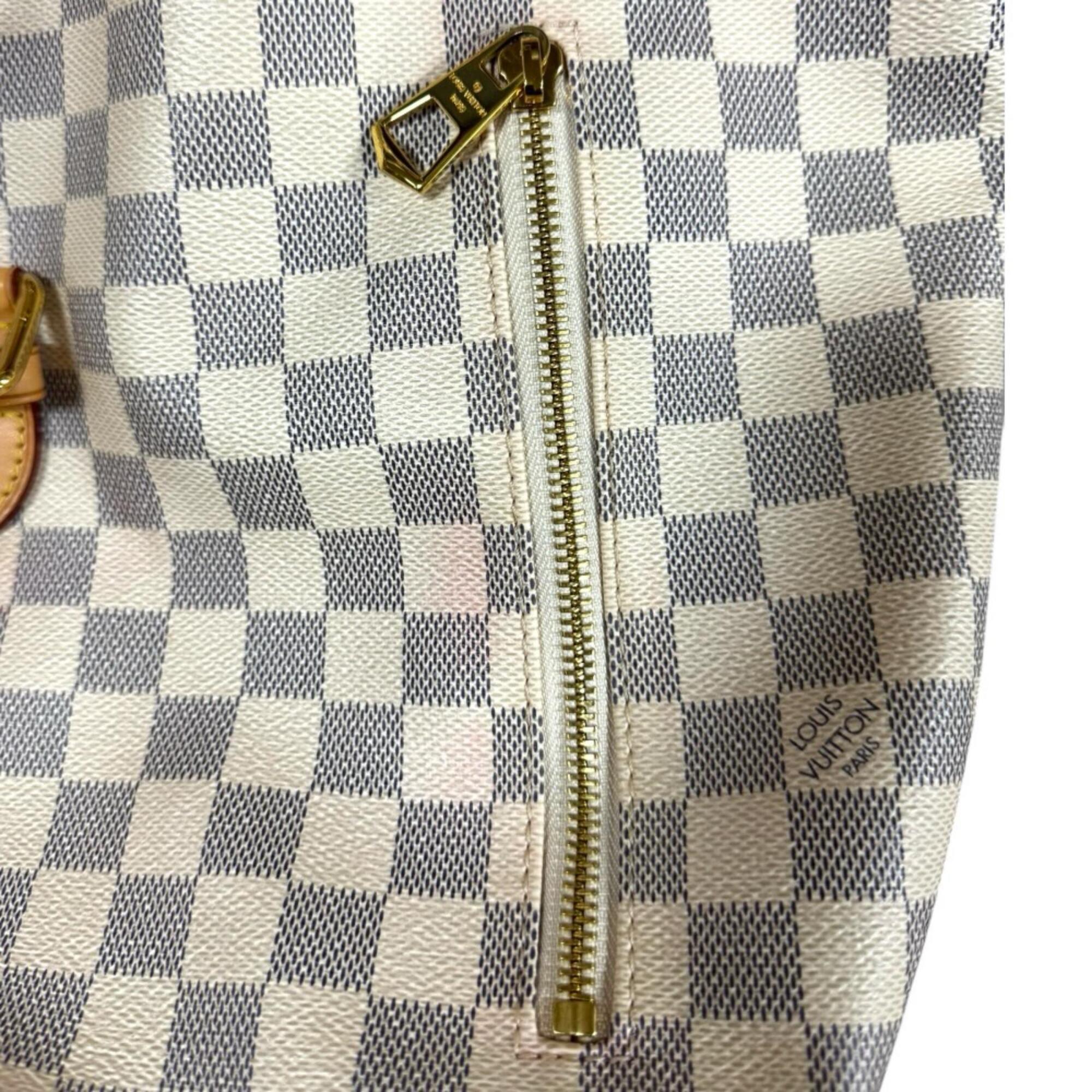 Louis Vuitton White Damier Azur Backpack (Pre-Owned)