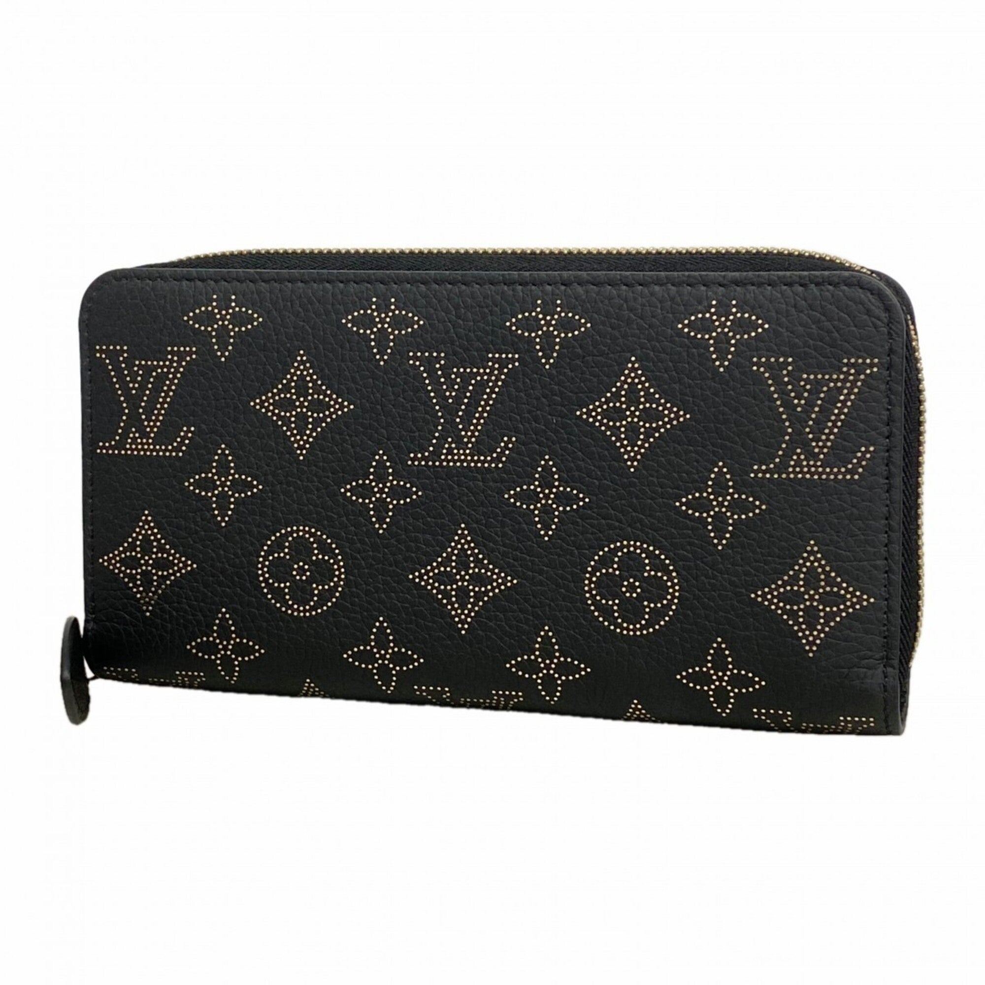 Louis Vuitton Noir Long Wallet (Bi-Fold) (Pre-Owned)